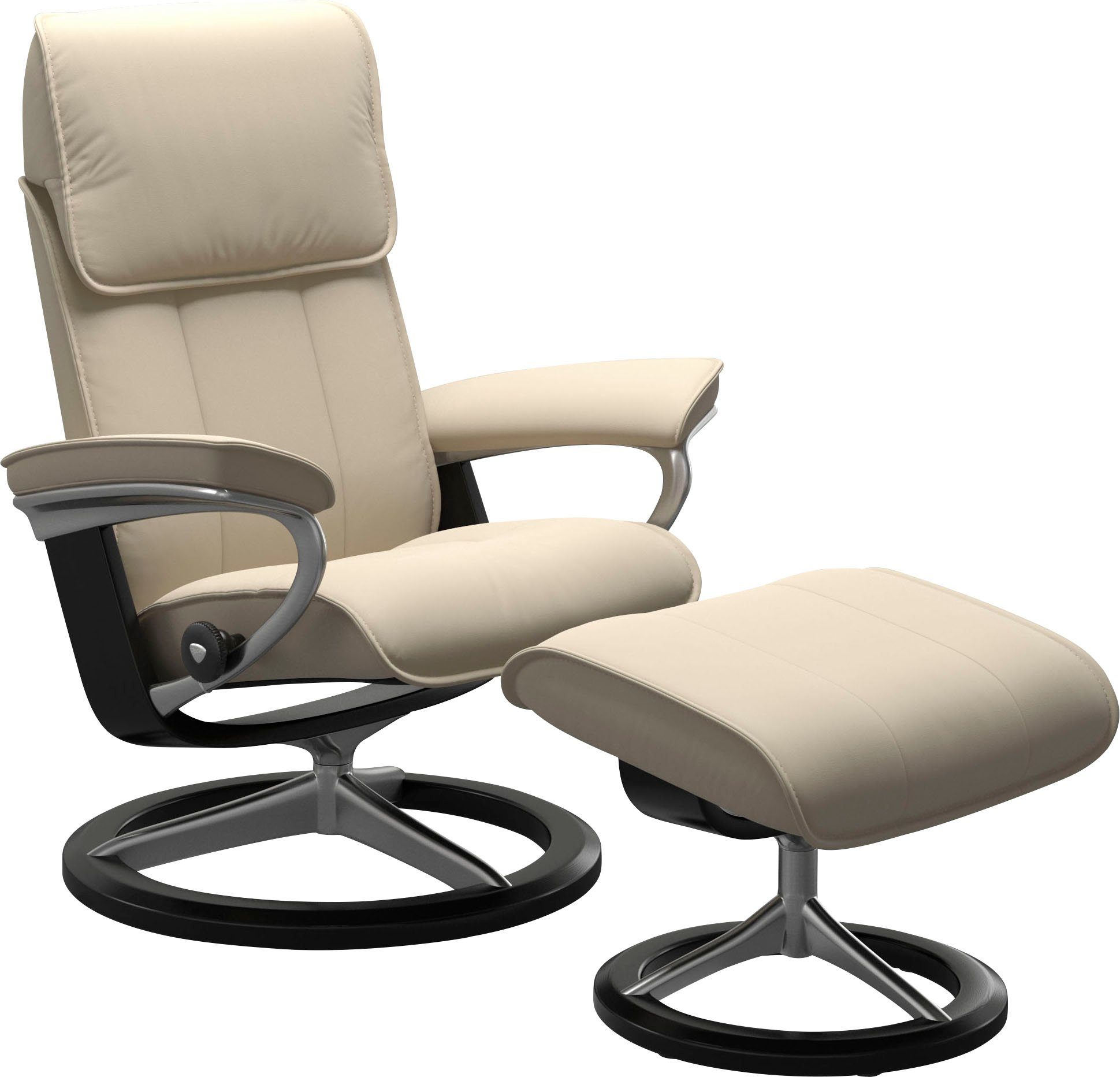 Stressless® Fußhocker Admiral, mit Signature Base, Gestell Schwarz