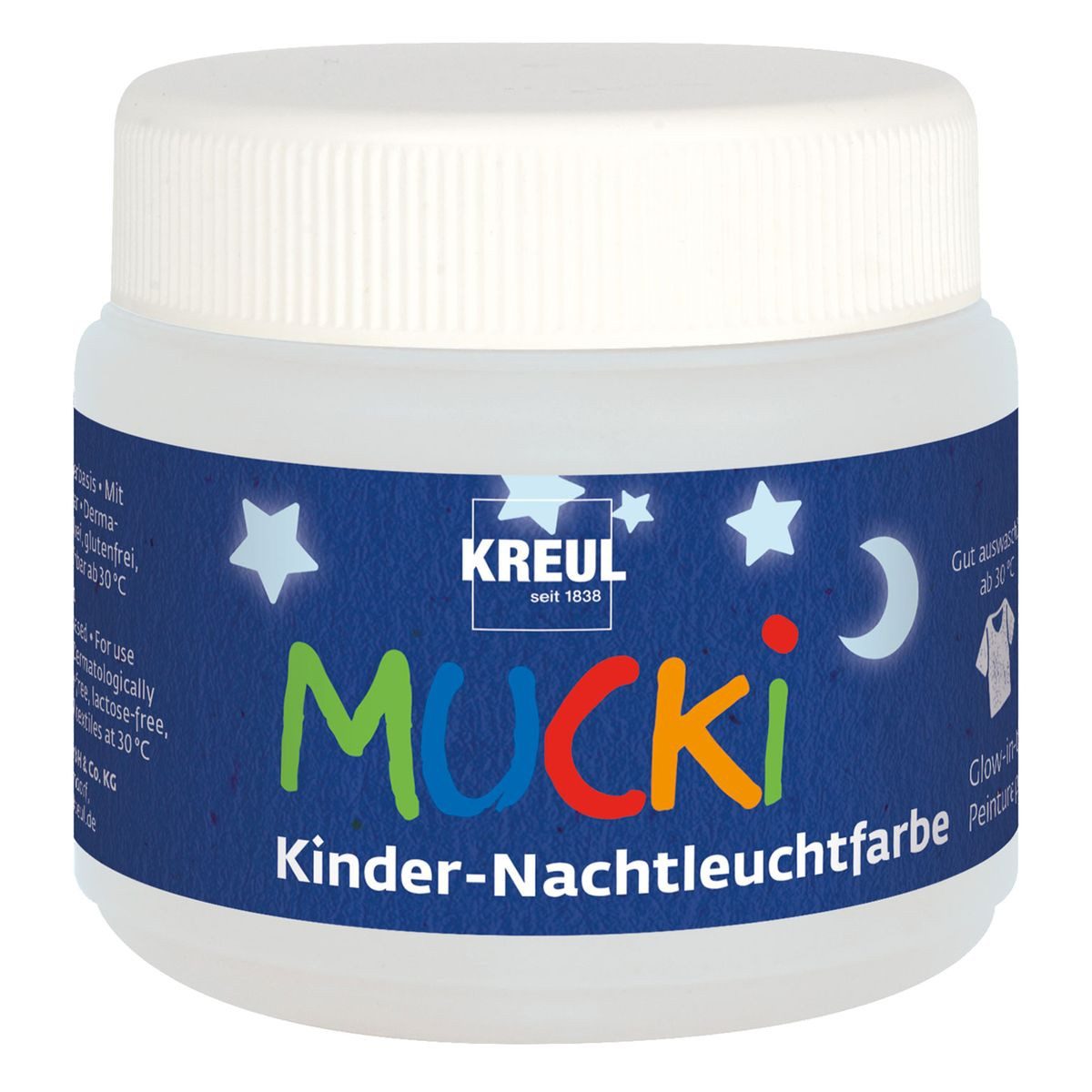 Bastelfarbe KREUL Kinder-Nachtleuchtfarbe MUCKi 150ml Dose