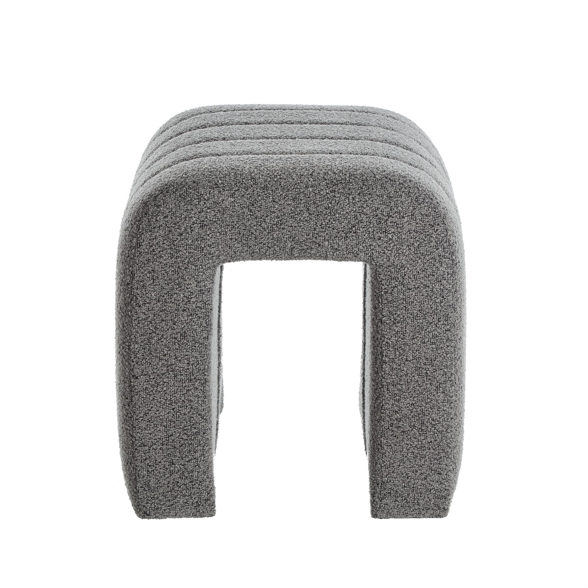 Yemaster Hocker Hocker aus Boucle-Stoff, Streifendesign, günstig online kaufen