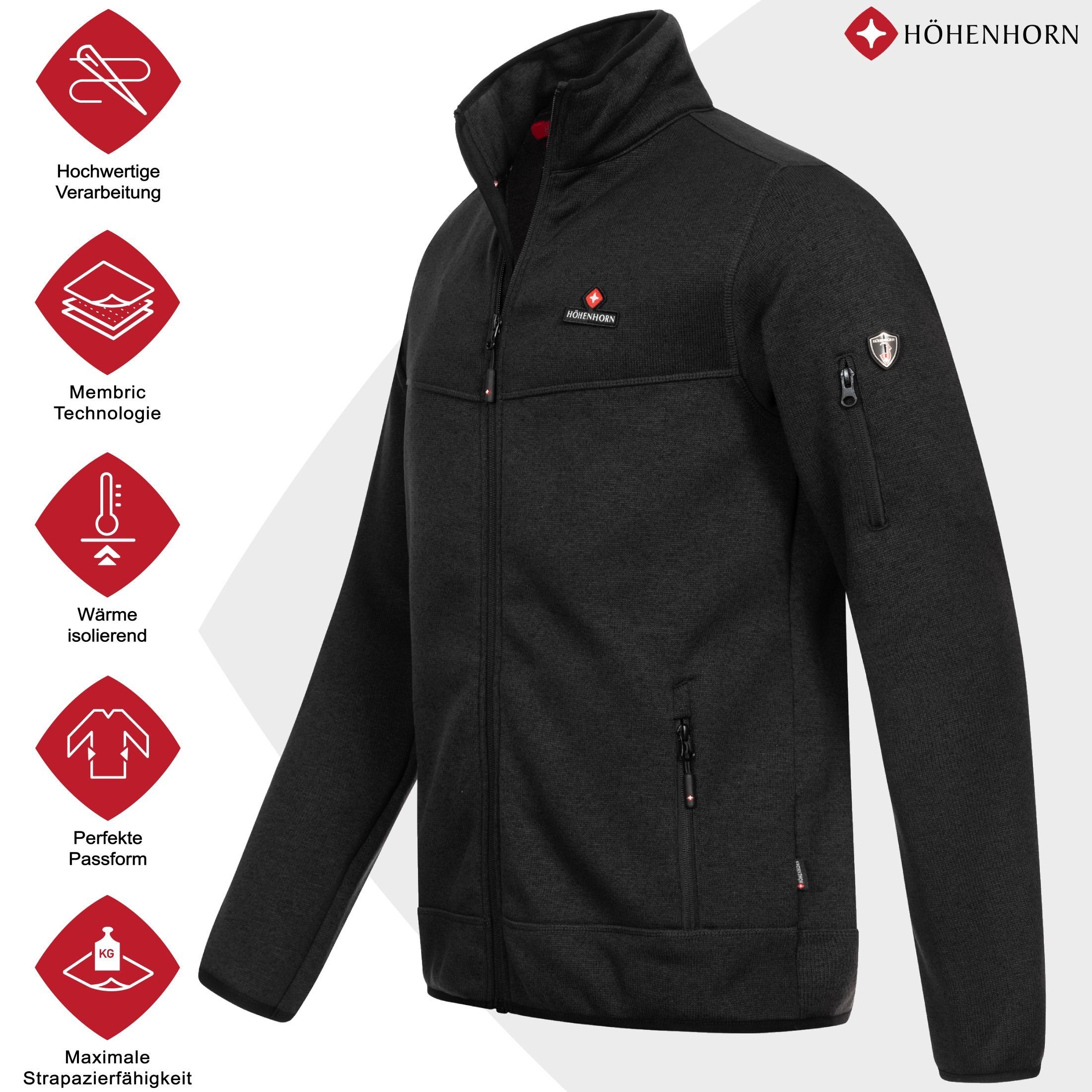 Höhenhorn Strickfleecejacke Herren Jacke Fleece für Männer Strickfleece Out günstig online kaufen