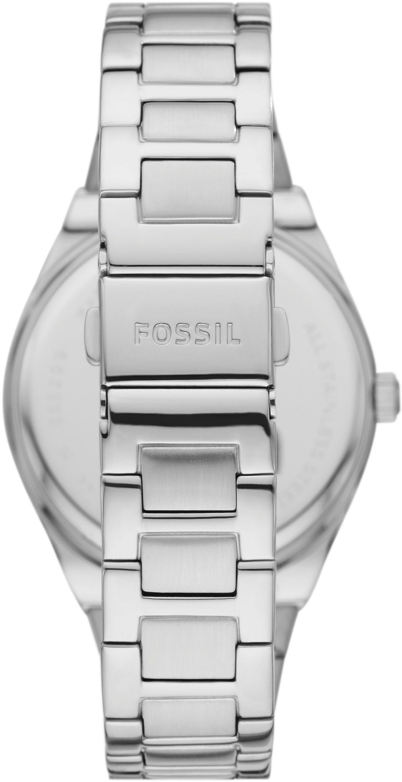 Fossil Quarzuhr SCARLETTE ES5300, Armbanduhr, Damenuhr, analog, Edelstahlarmband