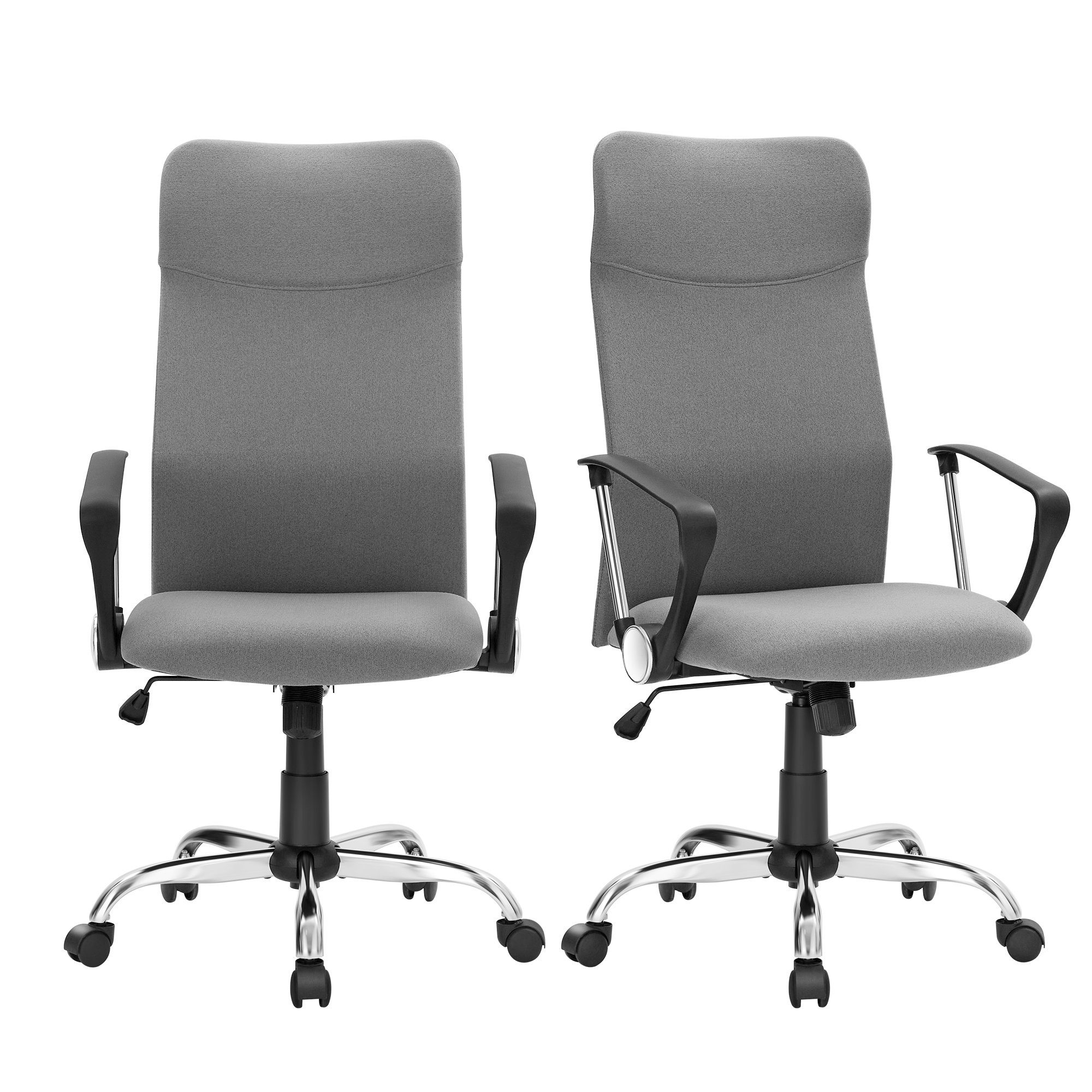 SONGMICS Bürostuhl (2 St), Atmungsaktiver Netzbezug, höhenverstellbar und n günstig online kaufen