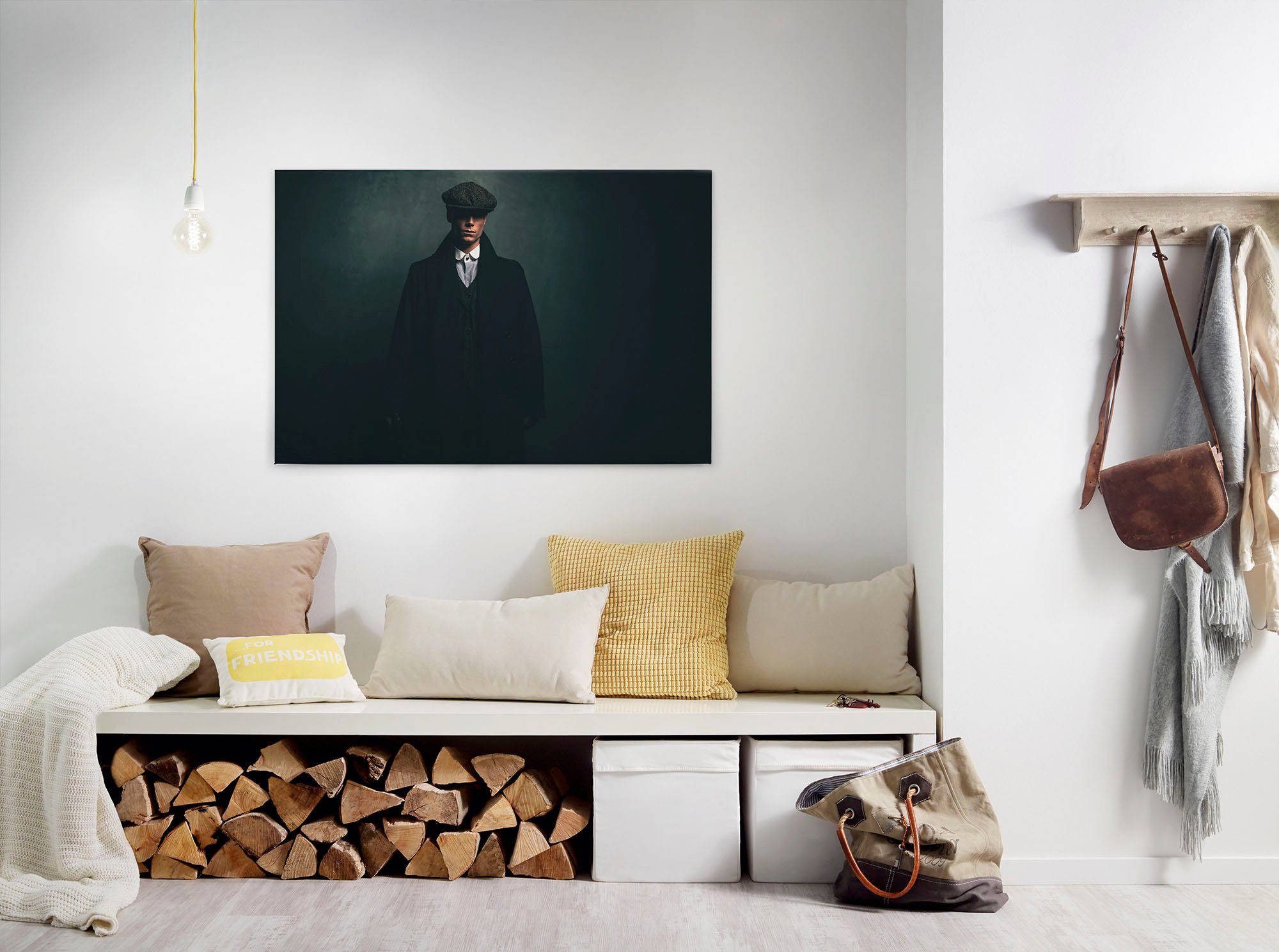 A.S. Création Leinwandbild roger, Kinder, Kunst, Personen (1 St), Keilrahmen Bild Mann Leinwand-Bild Wohnzimmer modern Wandbild Kinder