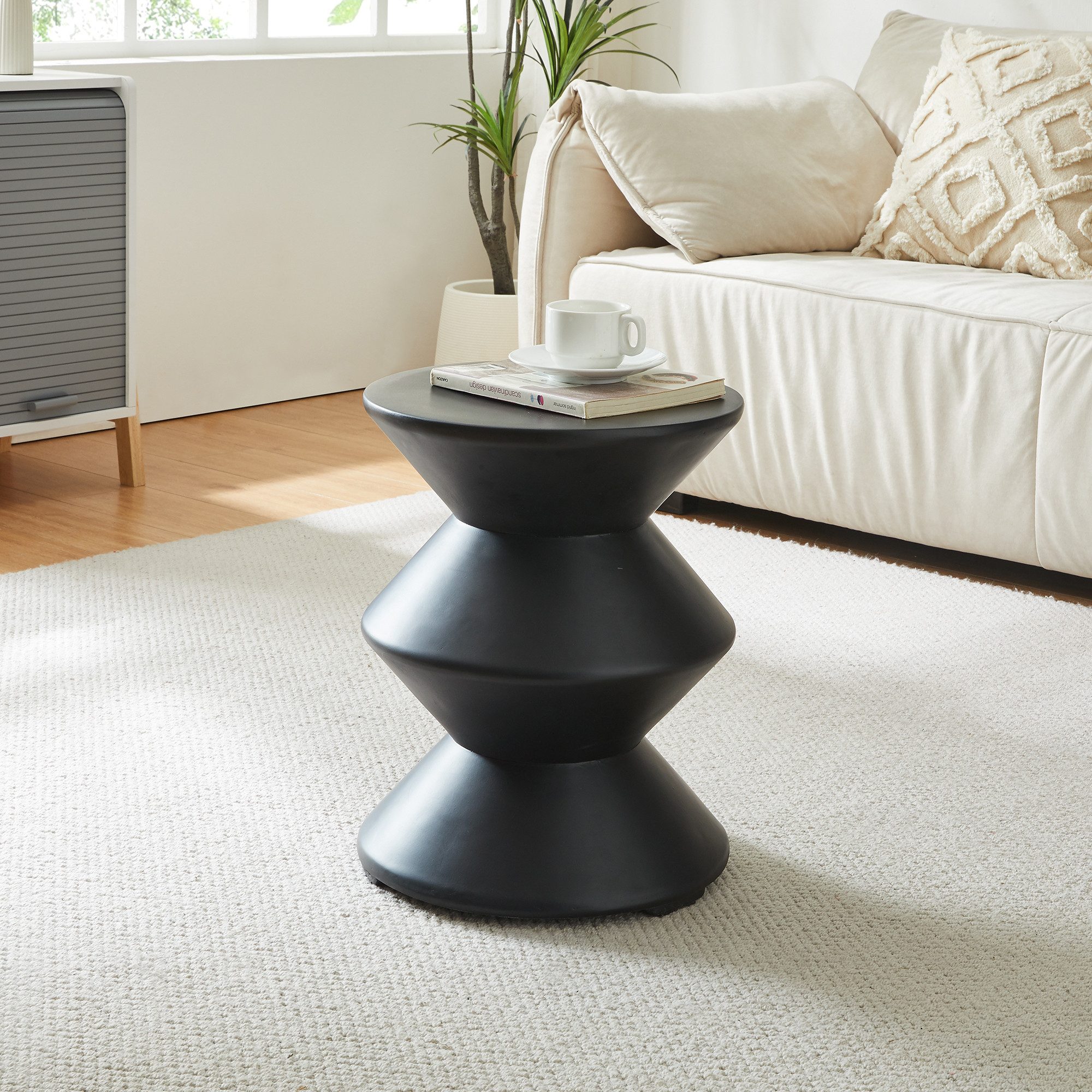 en.casa Beistelltisch, »Kyppeslo« 47xØ37 cm Indoor günstig online kaufen
