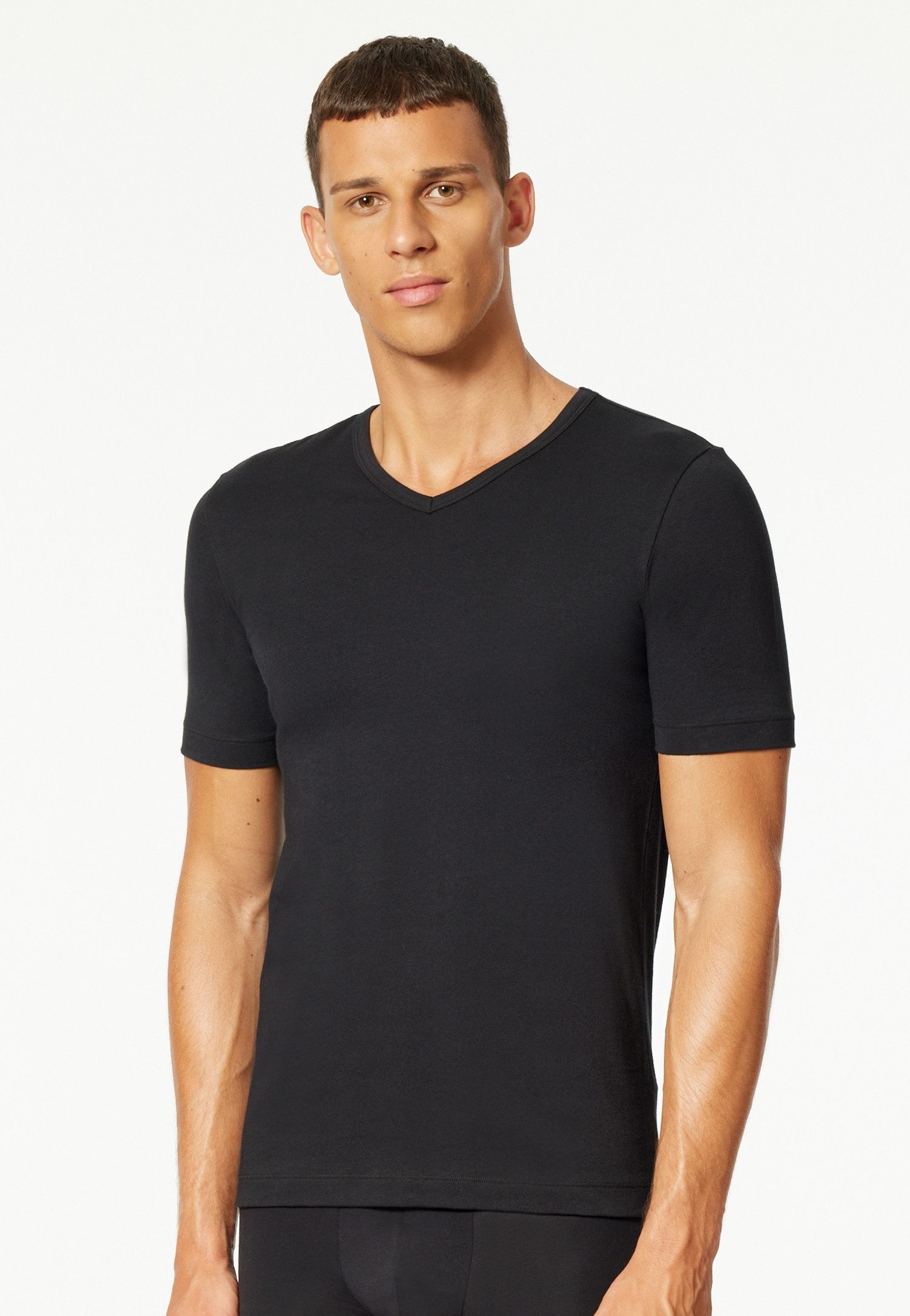 uncover by SCHIESSER V-Shirt Uncover Cotton (2er Pack) V-Neck, Kurzarm, Mul günstig online kaufen