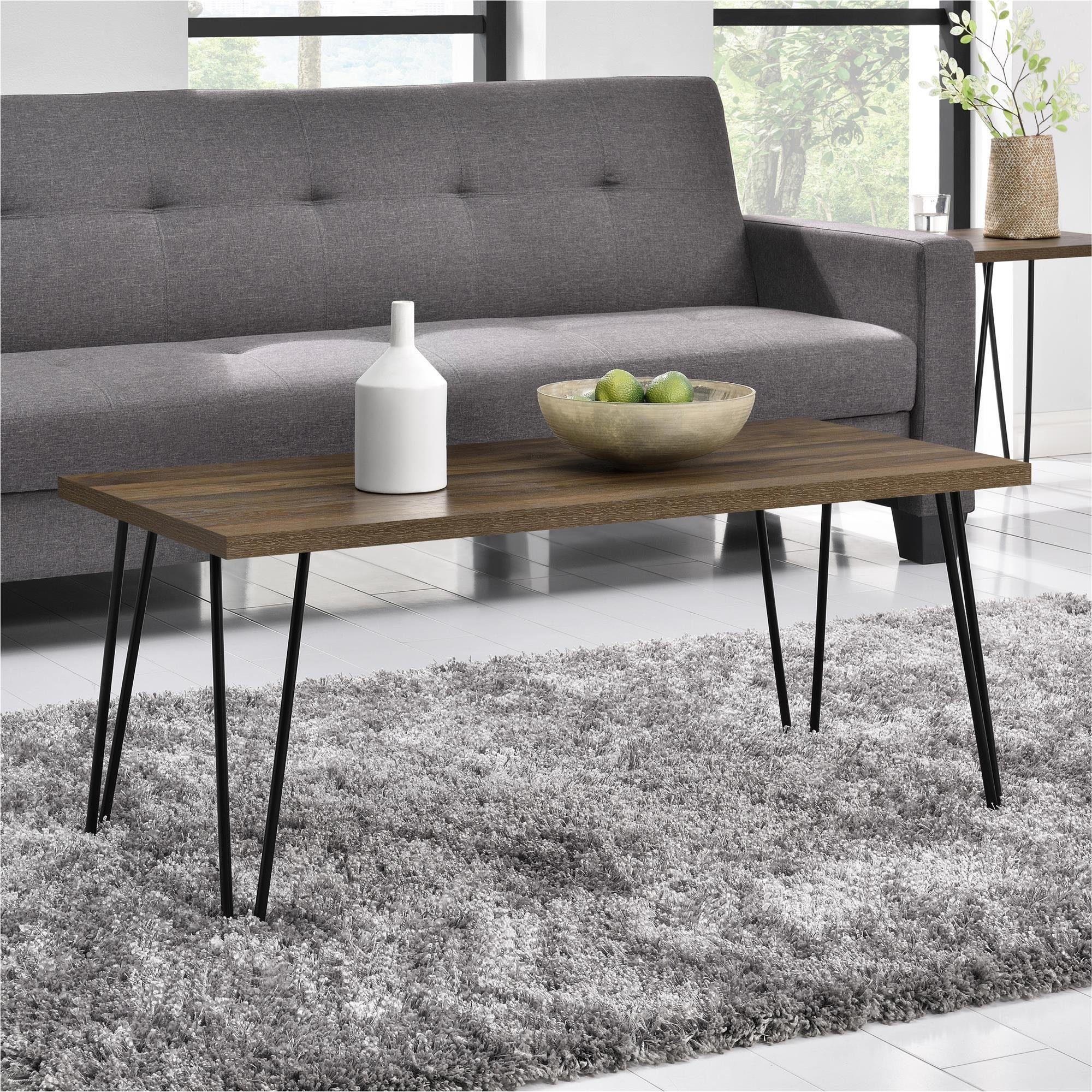 loft24 Couchtisch (1-St), Industrial Couchtisch, moderner Couchtisch, rechteckig, Metallbeine