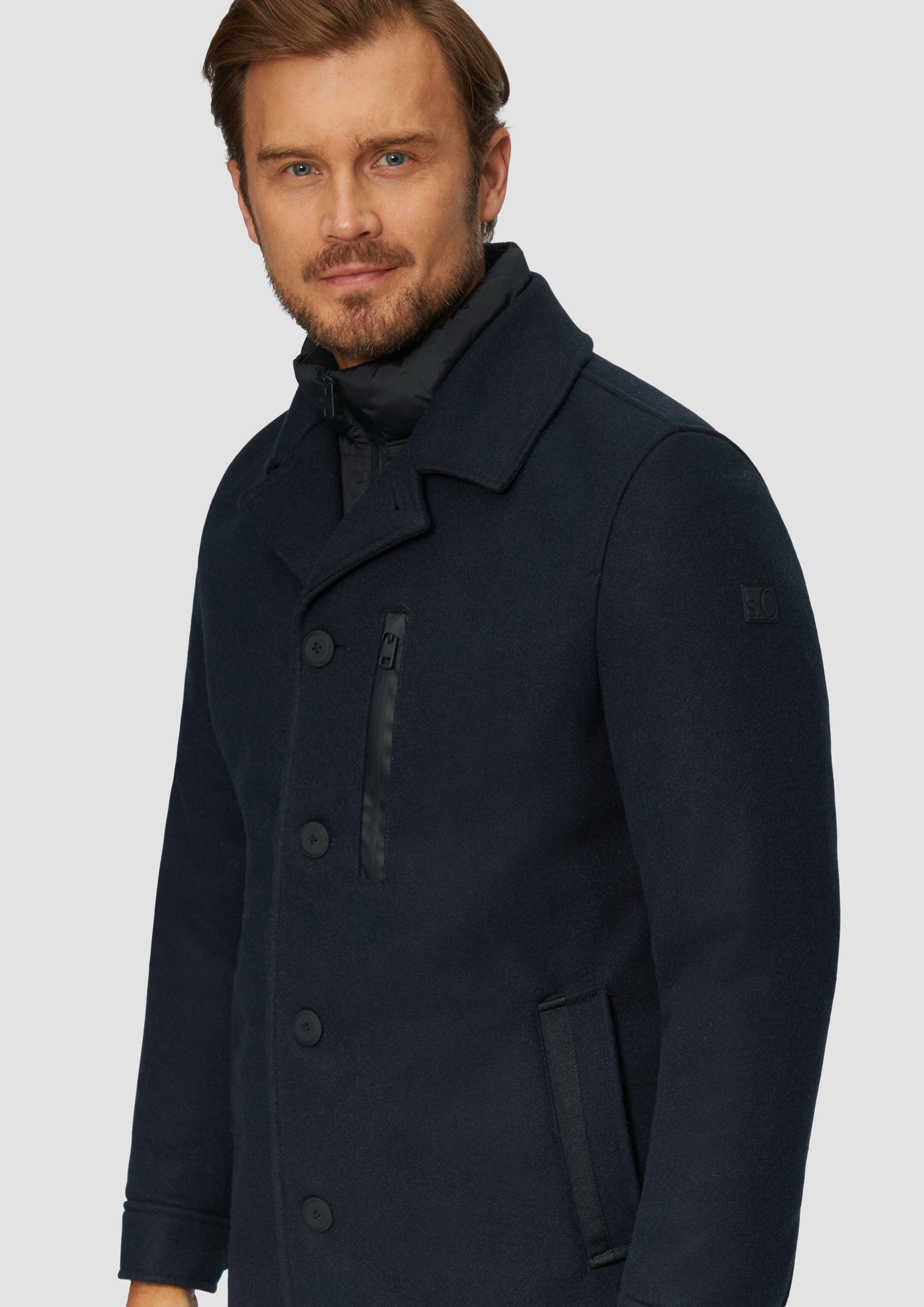 s.Oliver Allwetterjacke Kurzmantel mit gestepptem Innenfutter günstig online kaufen