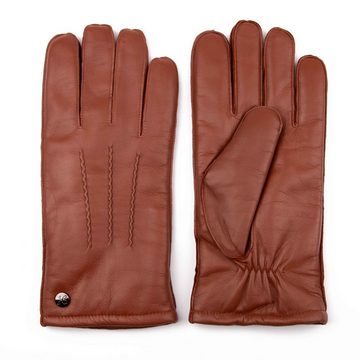 Hand Gewand by Weikert Lederhandschuhe MR PROKOP Lammnappa Handschuhe, Lammfell Fütterung + Touchscreenfähig