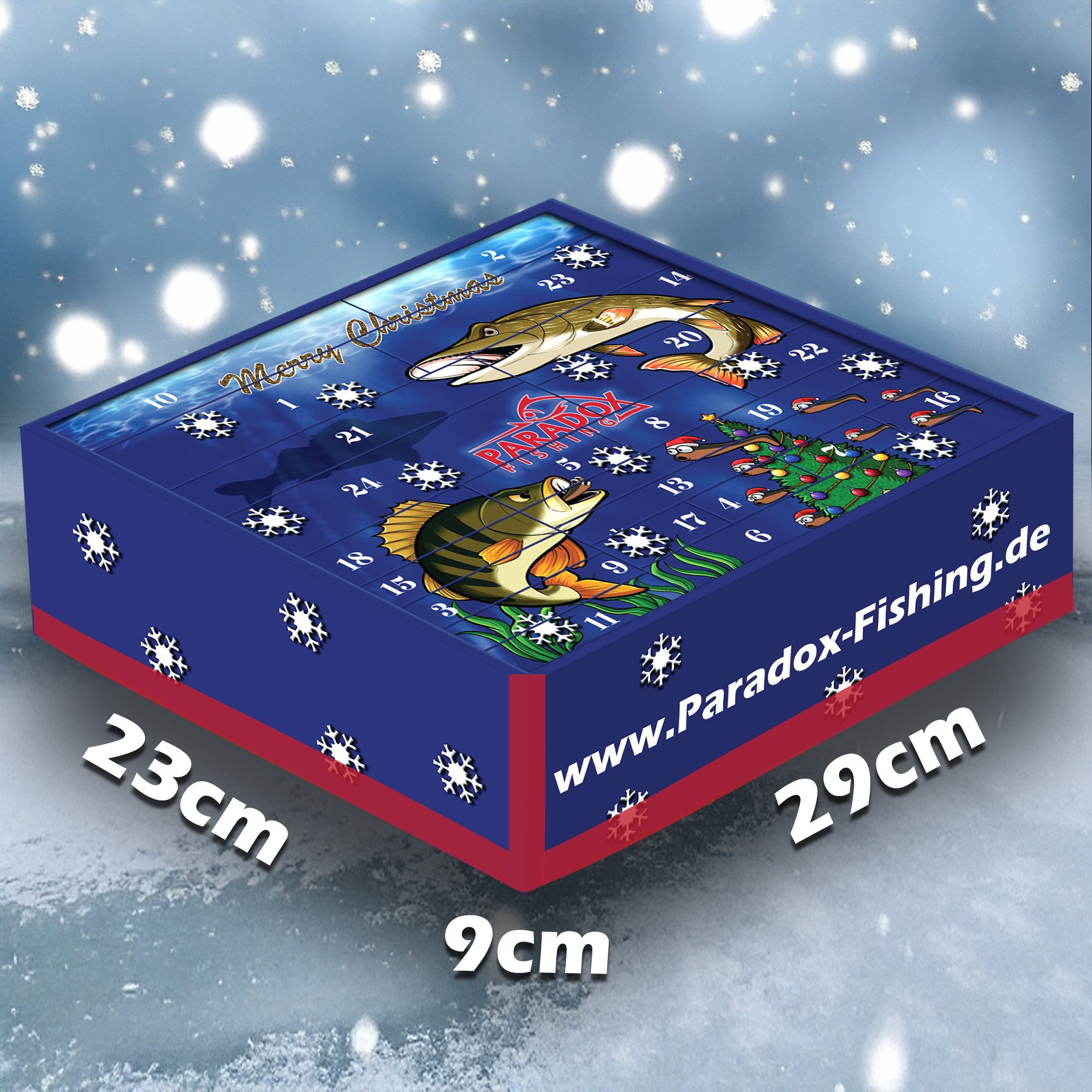 Paradox Fishing Adventskalender Raubfisch Angel Adventskalender, 6 Produktneuheiten und 5 exklusive limitierte Sonderfarben – Bild 5 von 5