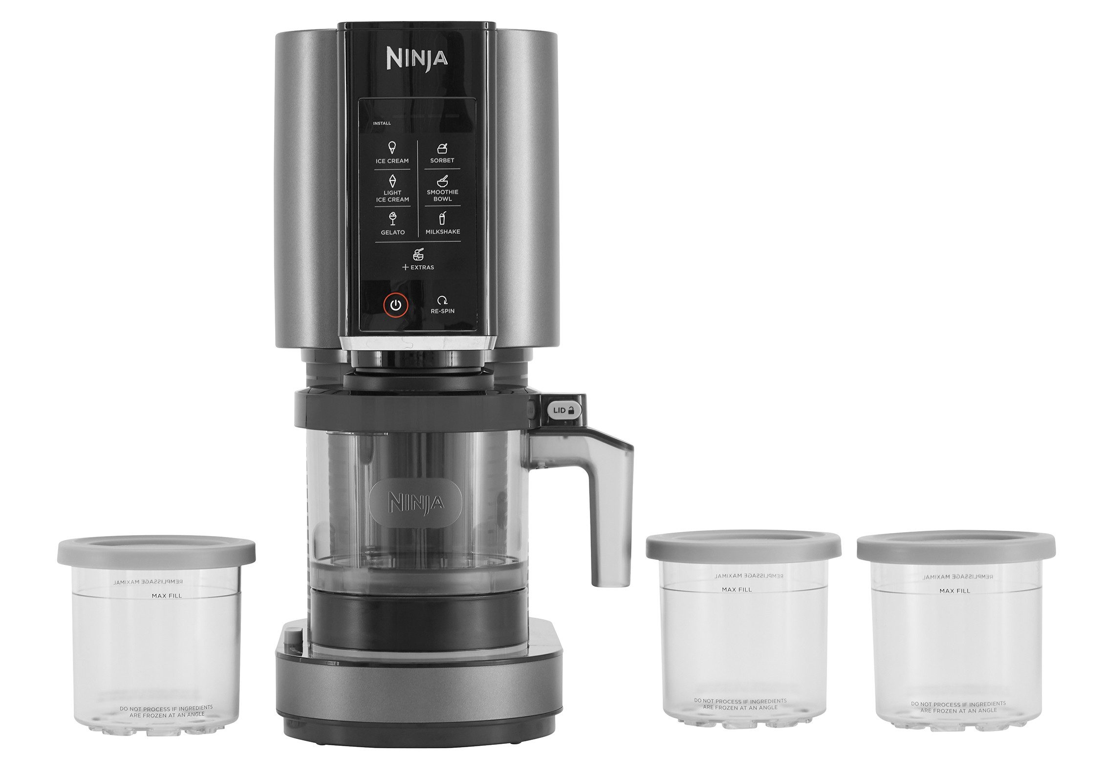 NINJA Eismaschine NC300EU, 1,4 l, 800 W, Eiscreme, Sorbet, Gelato, Smoothie Bowl