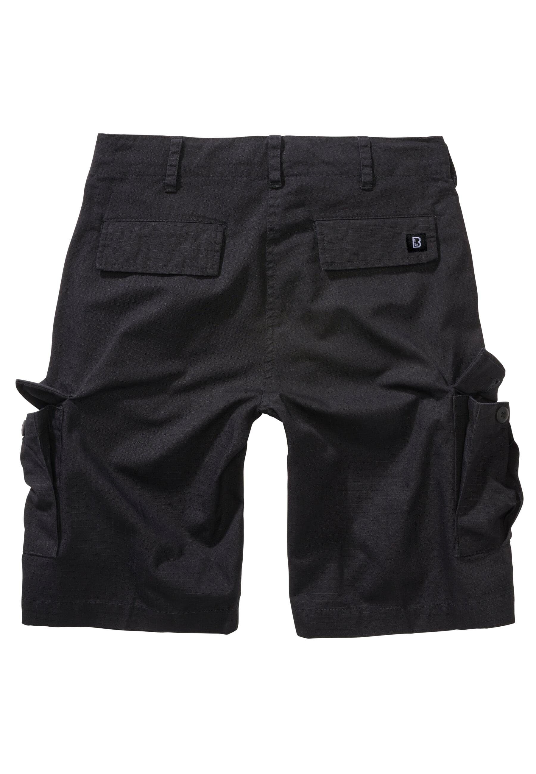 Stoffhose black Ripstop Kids BDU Unisex Brandit Shorts (1-tlg)
