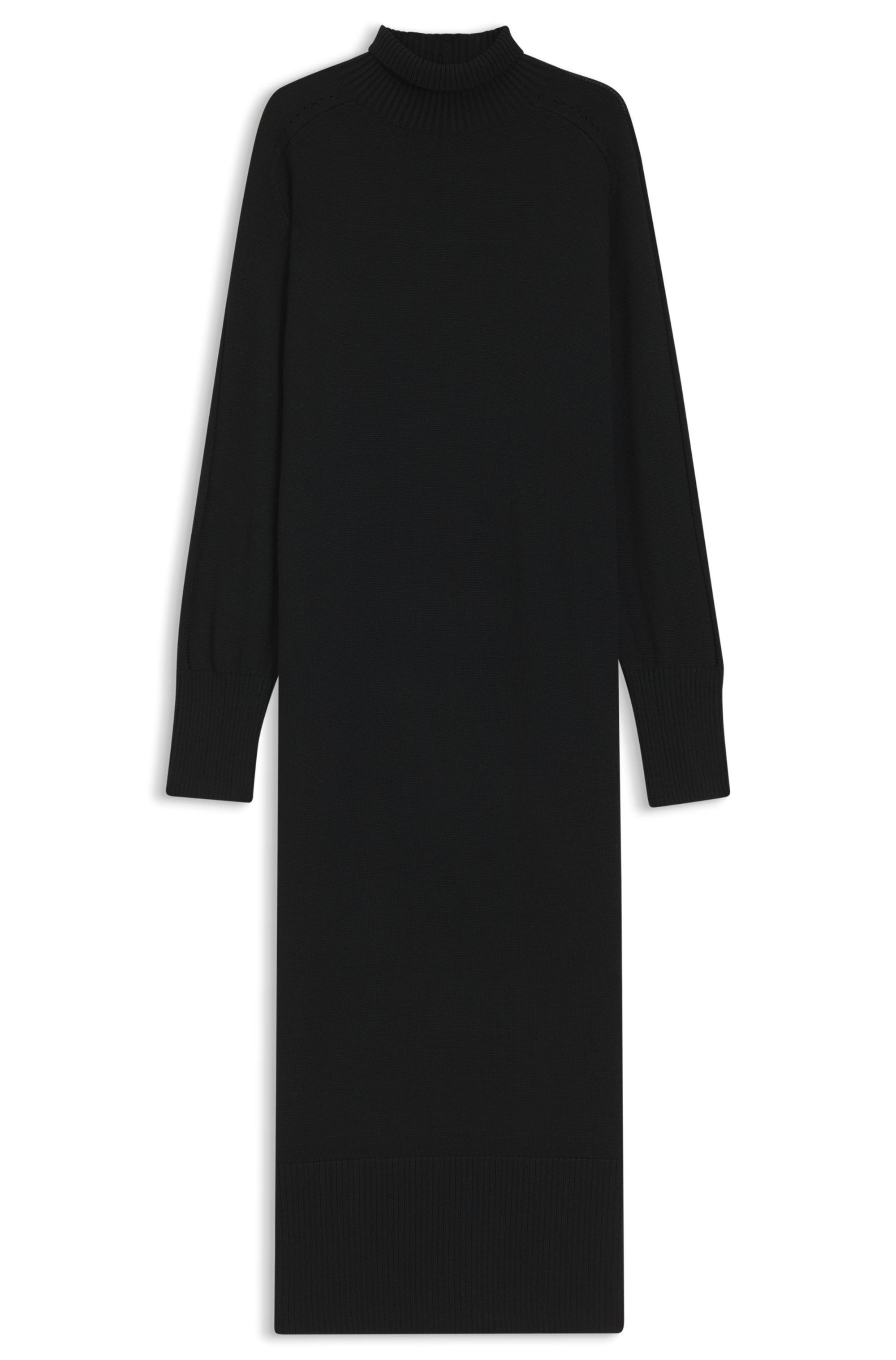 BOSS ORANGE Strickkleid Fagliatelle Premium Damenmode soft virgin wool blen günstig online kaufen