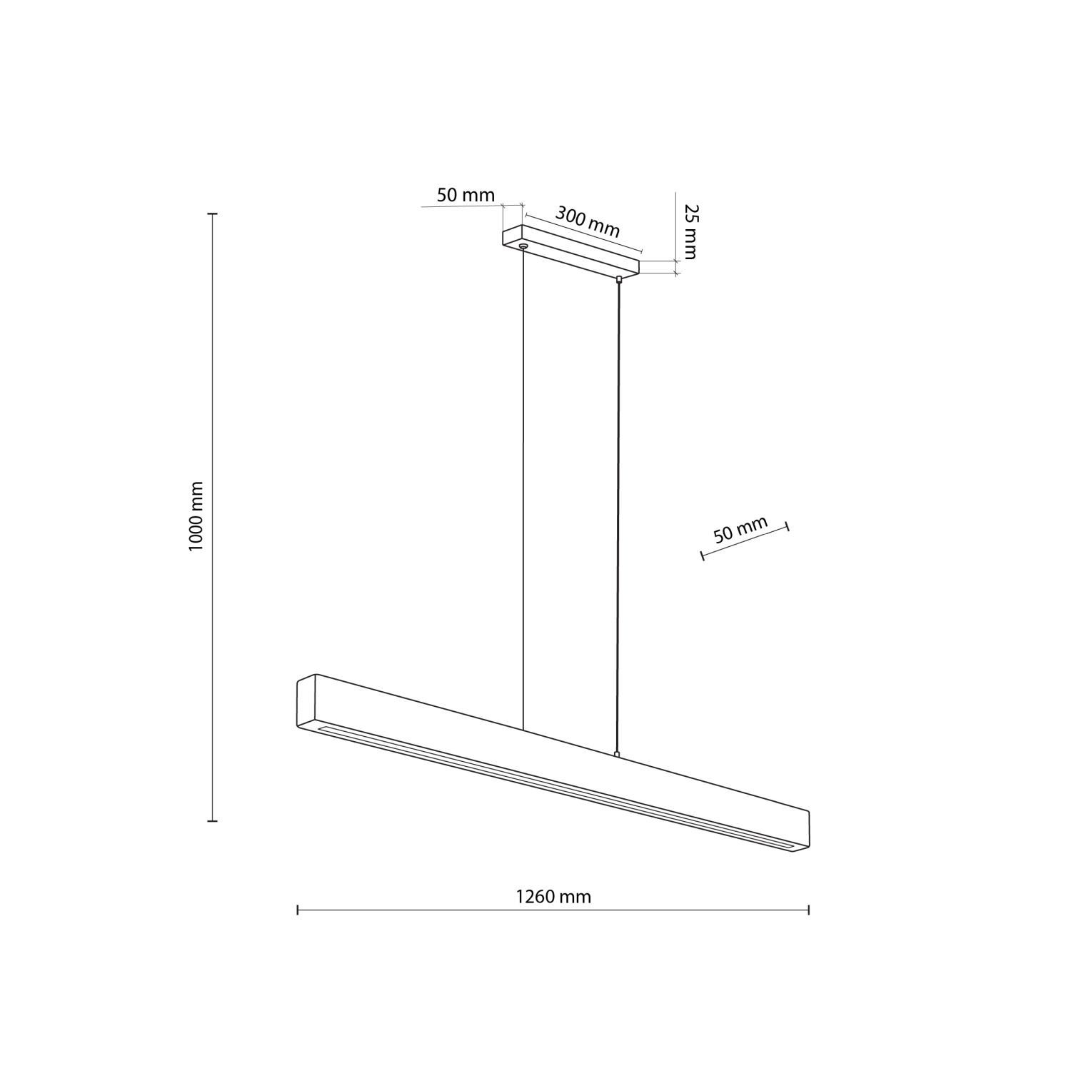 Licht-Erlebnisse Pendelleuchte THEO, LED fest integriert, Warmweiß, LED Holz Metall dimmbar 3000 K warmweiß 765 lm H: max. 100 cm