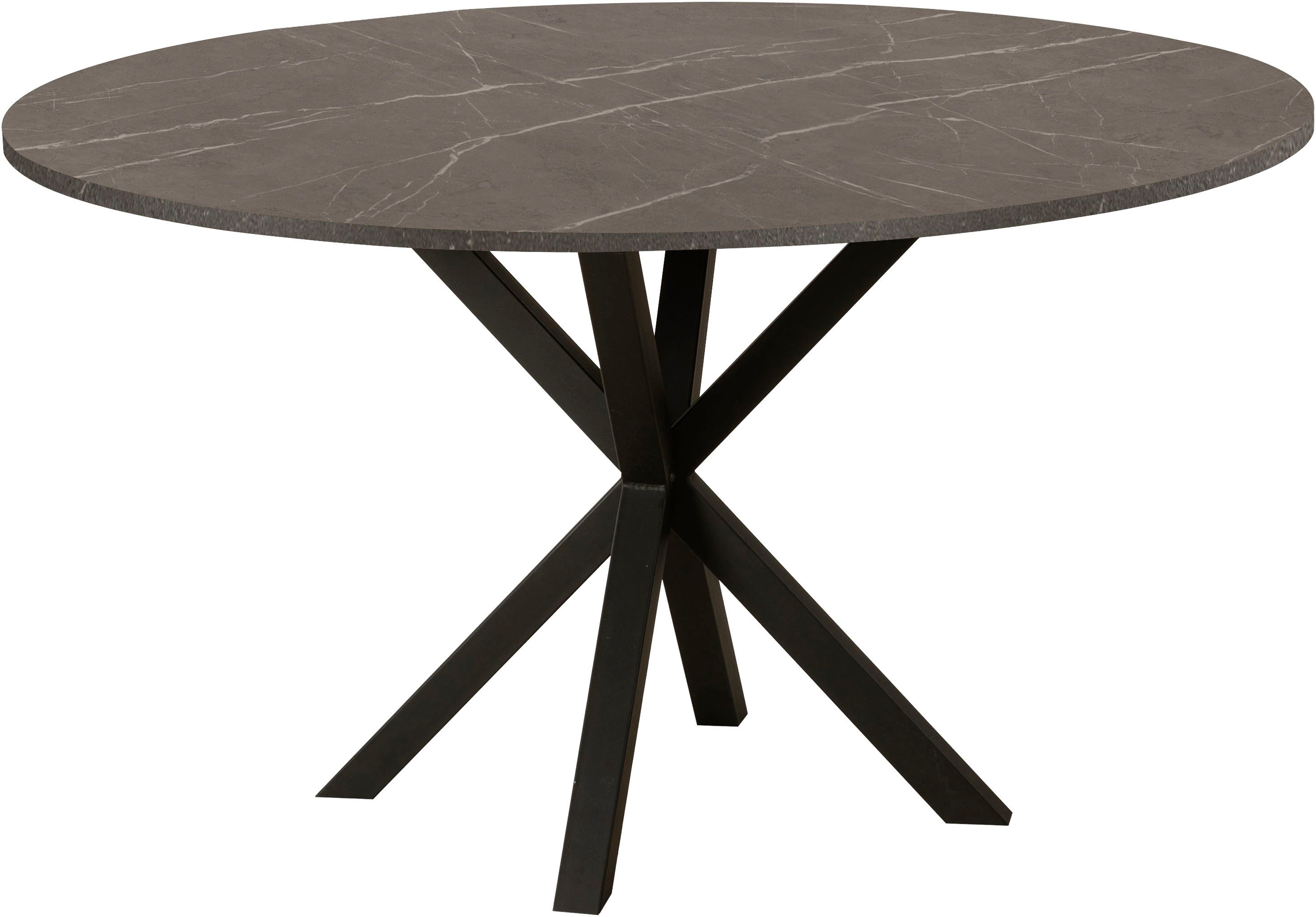 OMG Design Esstisch Kent (1-St), Hochwertige Melamin-Tischplatte mit Metallgestell