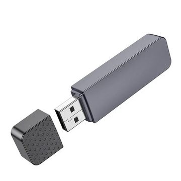 HOCO Speicherkartenleser USB-A 2.0 HB45 Speicherkartenleser, bis zu 480 Gbit/s grau 2 TB
