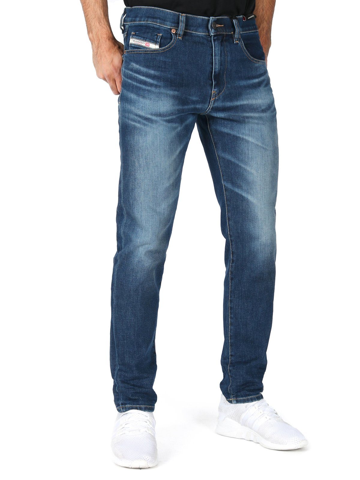 - 009MI 30 - D-Strukt Slim-fit-Jeans Diesel Stretch Länge Hose