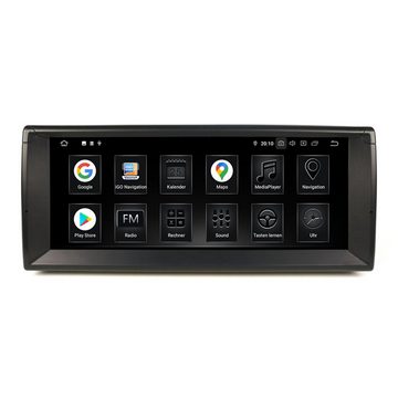 TAFFIO Für BMW E39 E53 M5 Range Rover 10" Touchscreen Android Autoradio GPS Einbau-Navigationsgerät