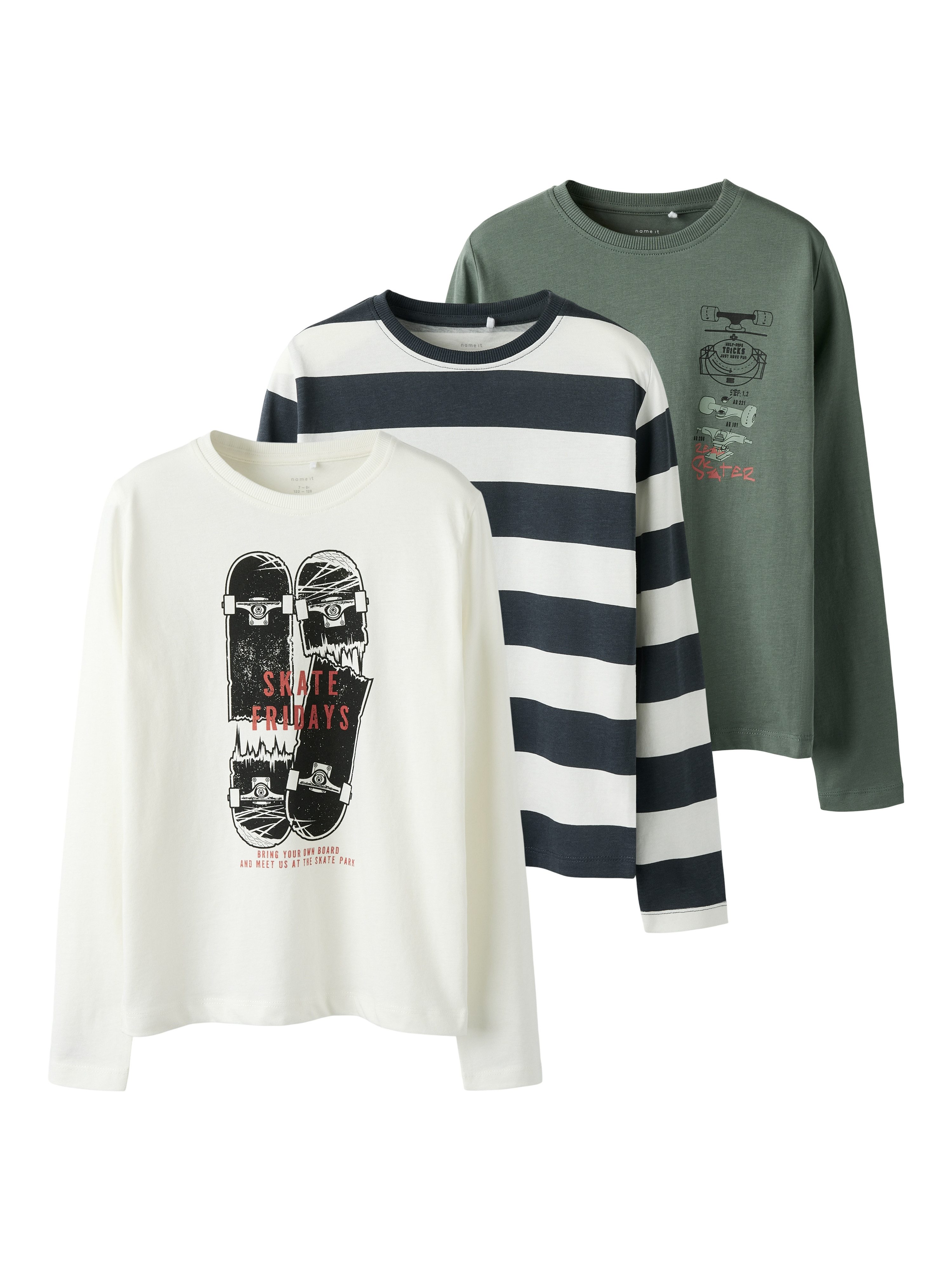 Name It Langarmshirt NKMNIKOLAI 3P LS günstig online kaufen