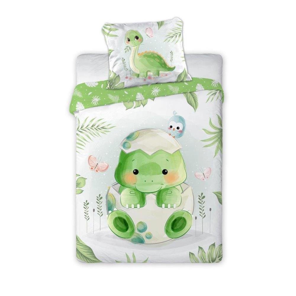 FARO pln Babybettwäsche Süße Baby-Bettwäsche "Dinobaby", günstig online kaufen