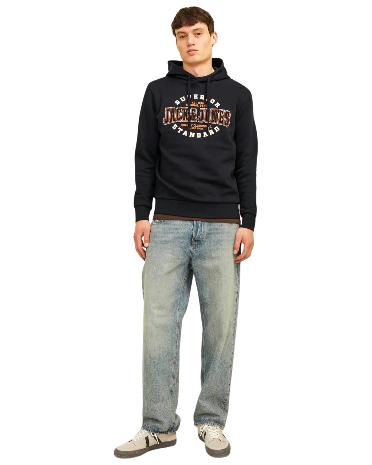 Jack & Jones Hoodie mit Kängurutasche, mit Kapuze, mit Logodruck – Bild 3 von 3