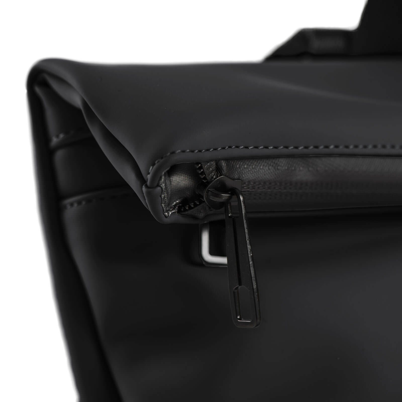 Daniel Ray Fahrradrucksack, Rolltop-Rucksack Jefferson PU-Rollrucksack Steckschnallen-Verschluss