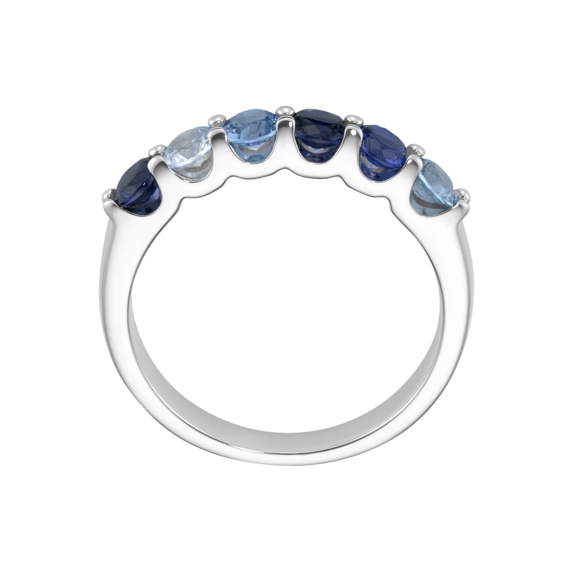 GIORGIO MARTELLO MILANO Silberring mit Spinellen und Kristallsteinen, Silber 925