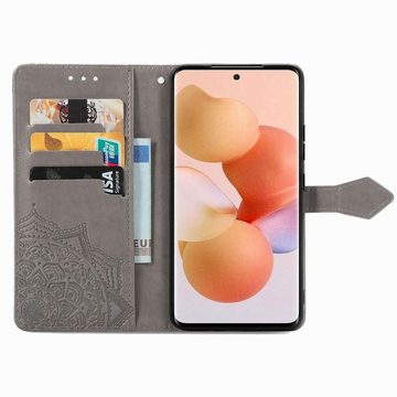 König Design Handyhülle Xiaomi 12 Lite, Schutzhülle Schutztasche Case Cover Etuis Wallet Klapptasche Bookstyle