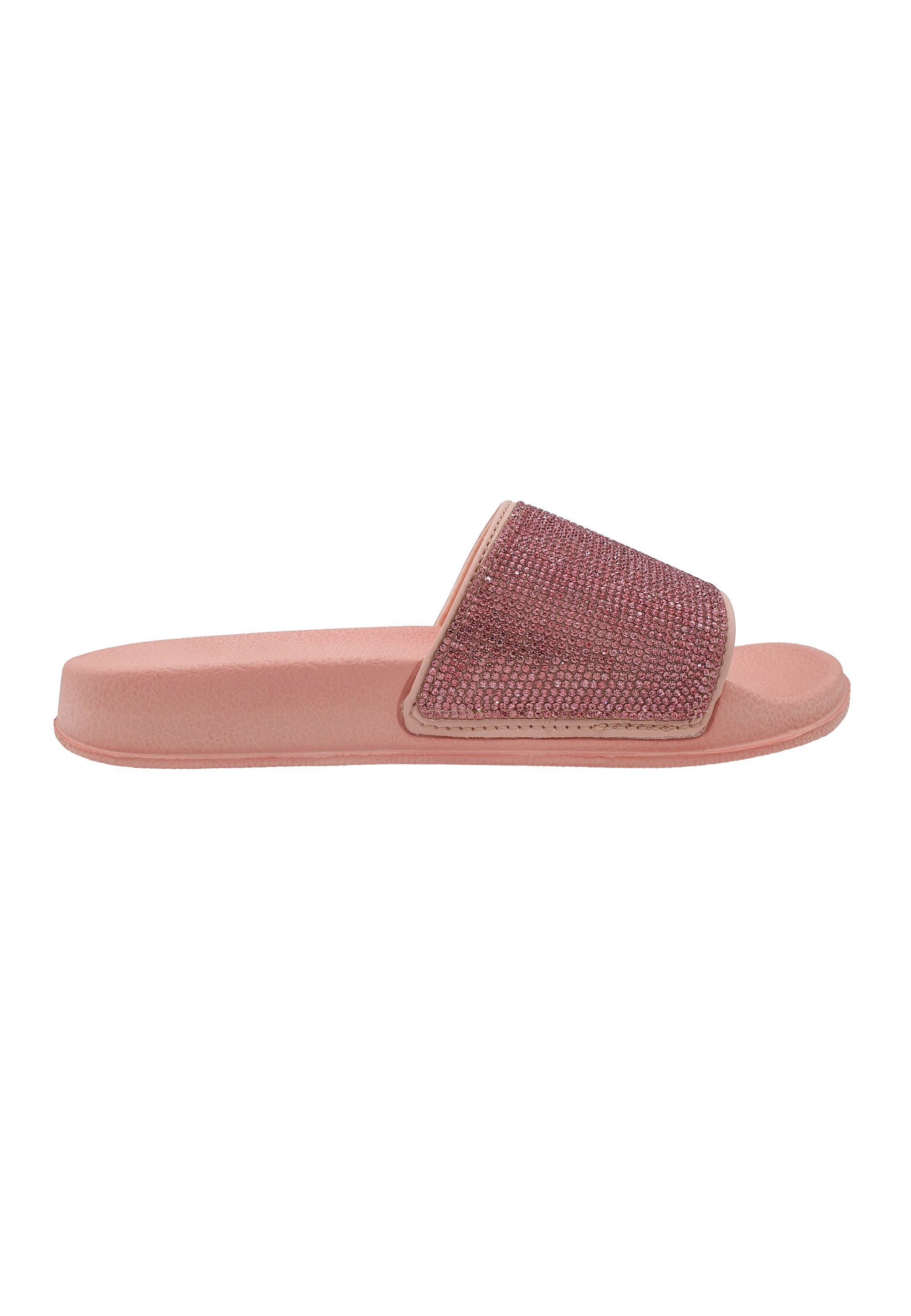 Beco Beermann LADY STRASS Badeschuh mit strassbesetzter Bandage – Bild 4 von 5