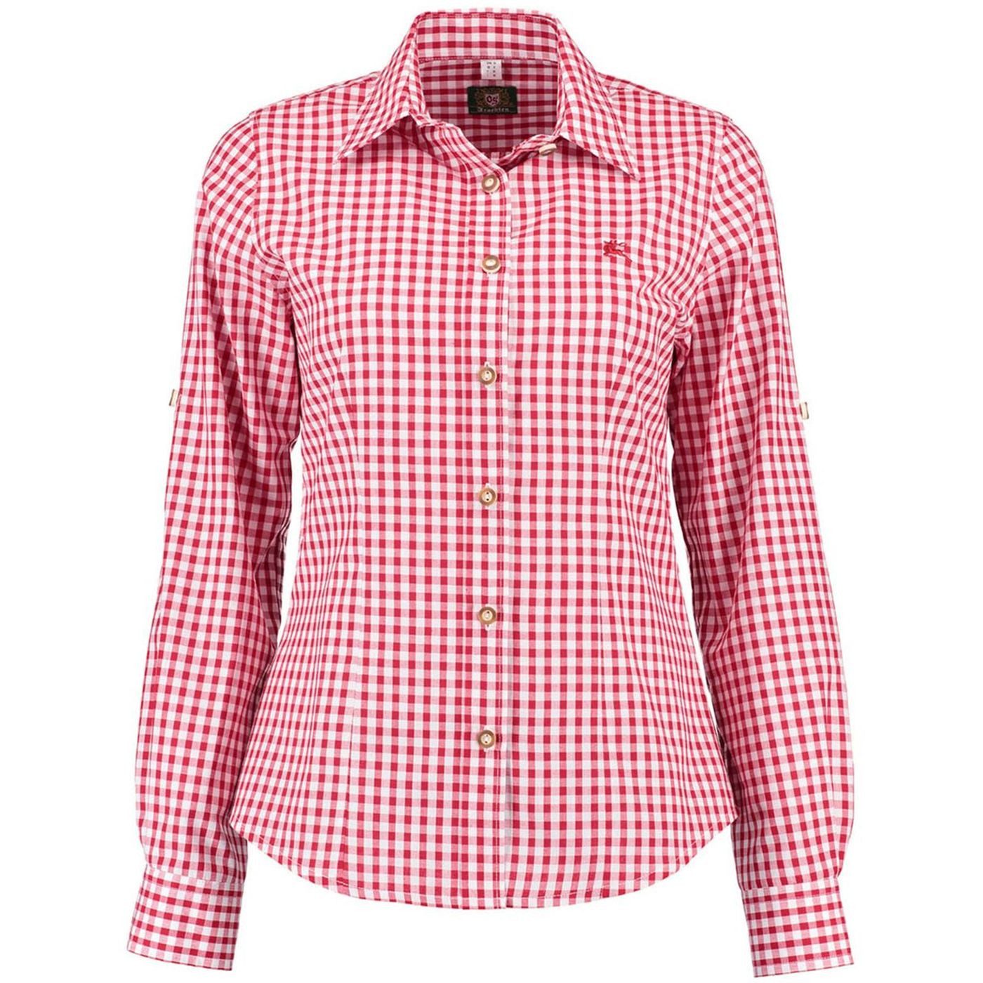 German Wear Trachtenbluse GW-OB13 Trachtenbluse für Trachten lederhosen blu günstig online kaufen