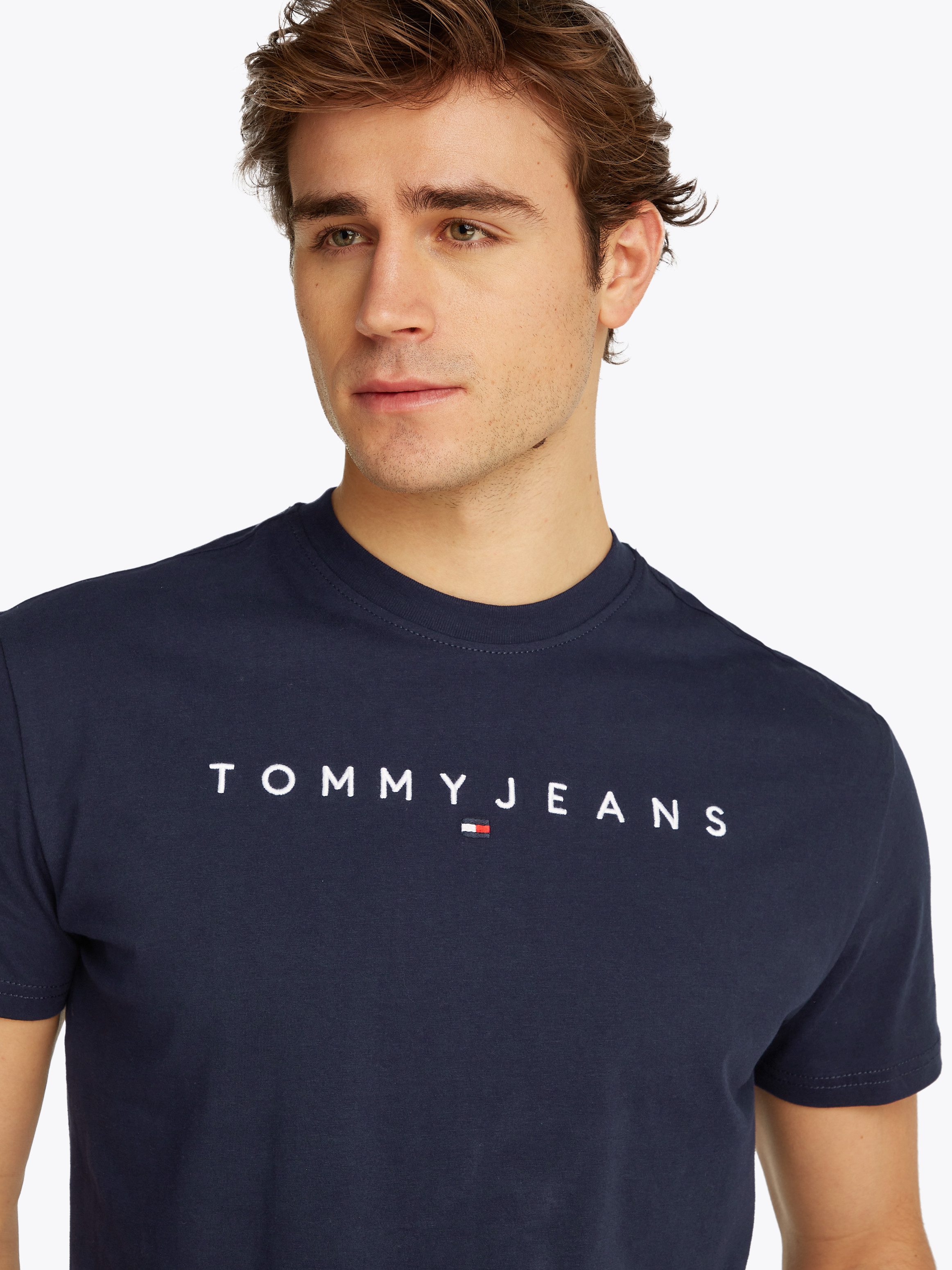 Tommy Jeans T-Shirt TJM REG LINEAR LOGO TEE EXT günstig online kaufen