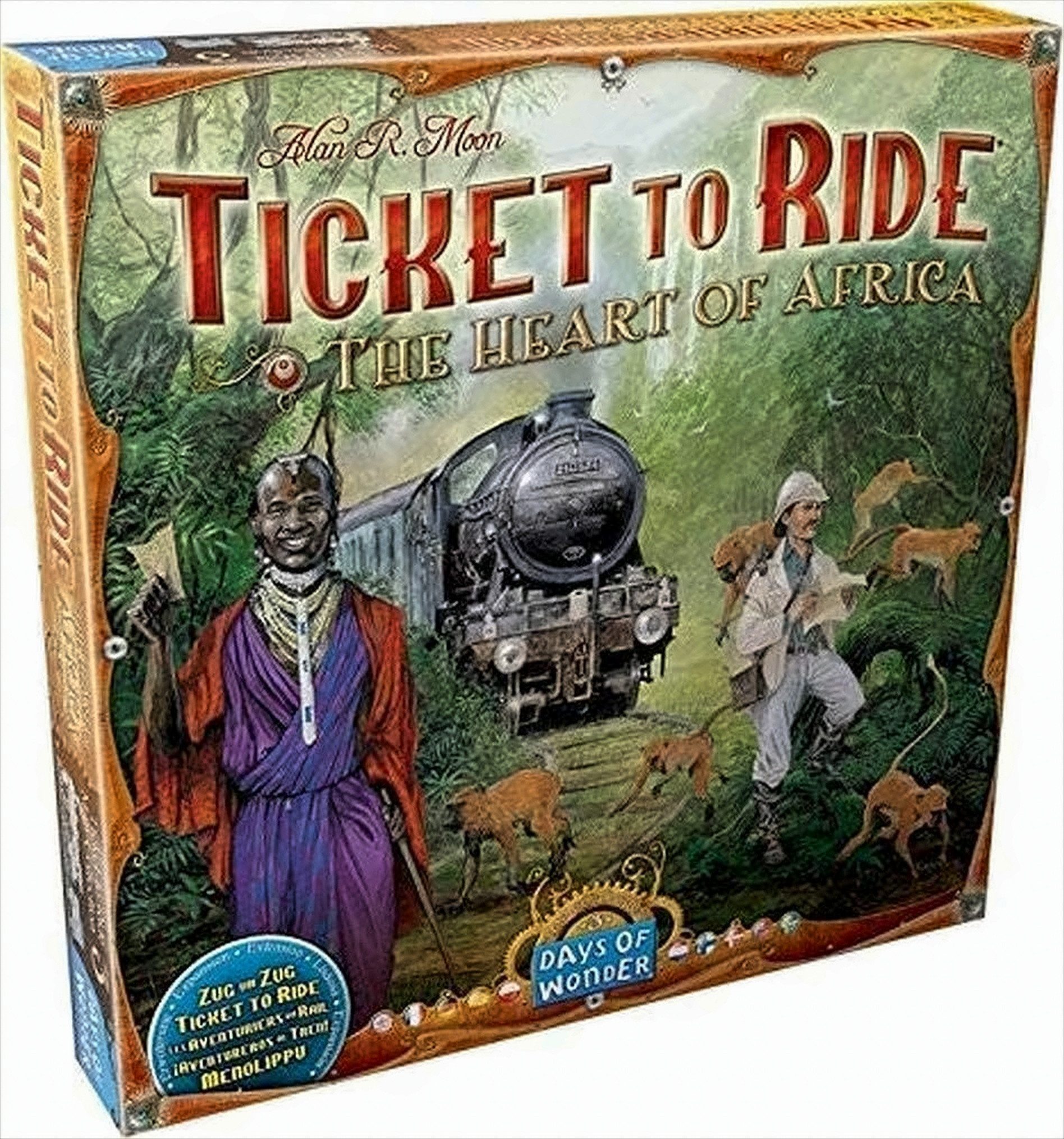 Asmodee Spiel Zug um Zug - The Heart of Africa (Map Collection 3)