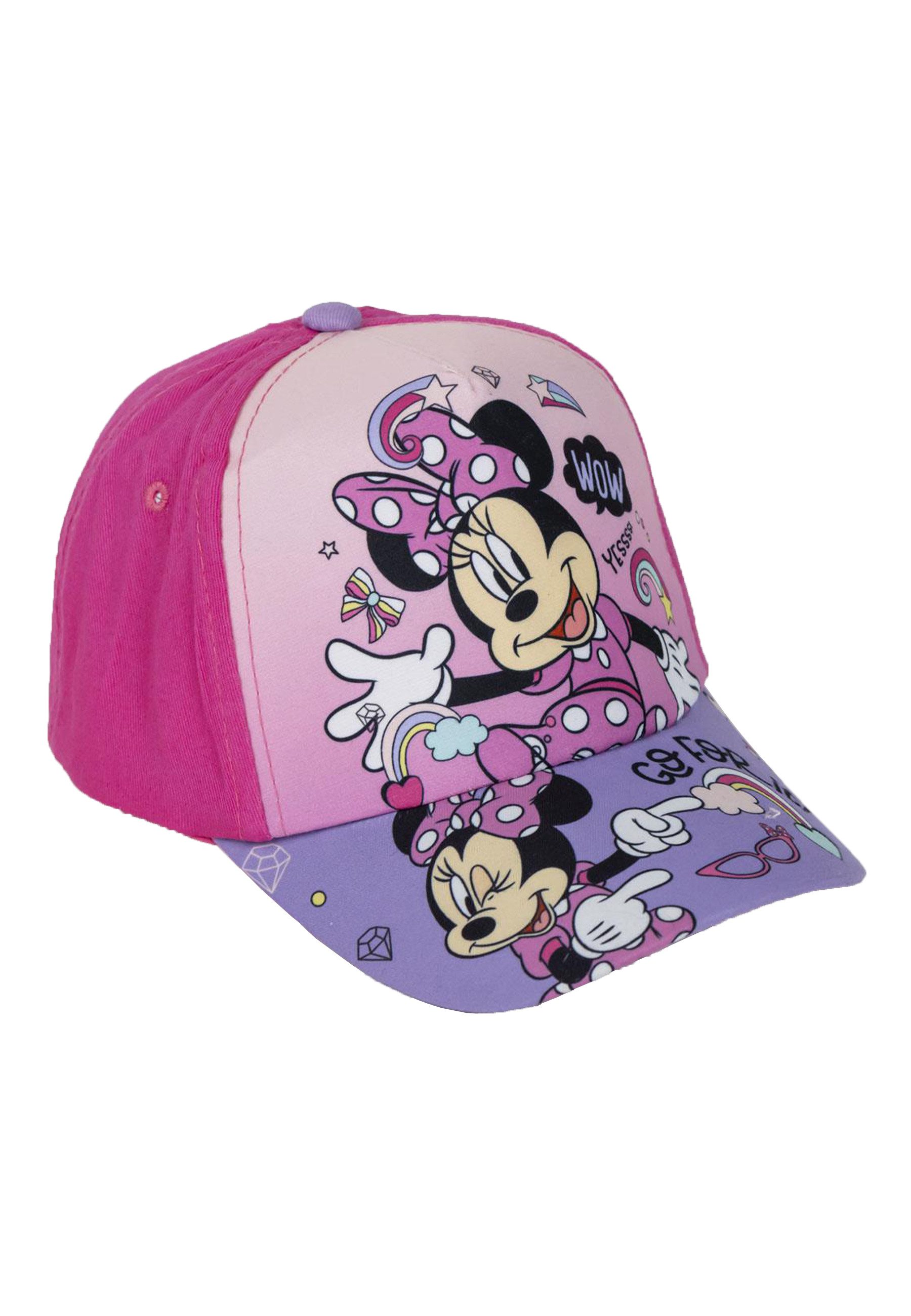 Disney Minnie Mouse Baseball Cap Mädchen Kinder Set Kappe + Sonnenbrille