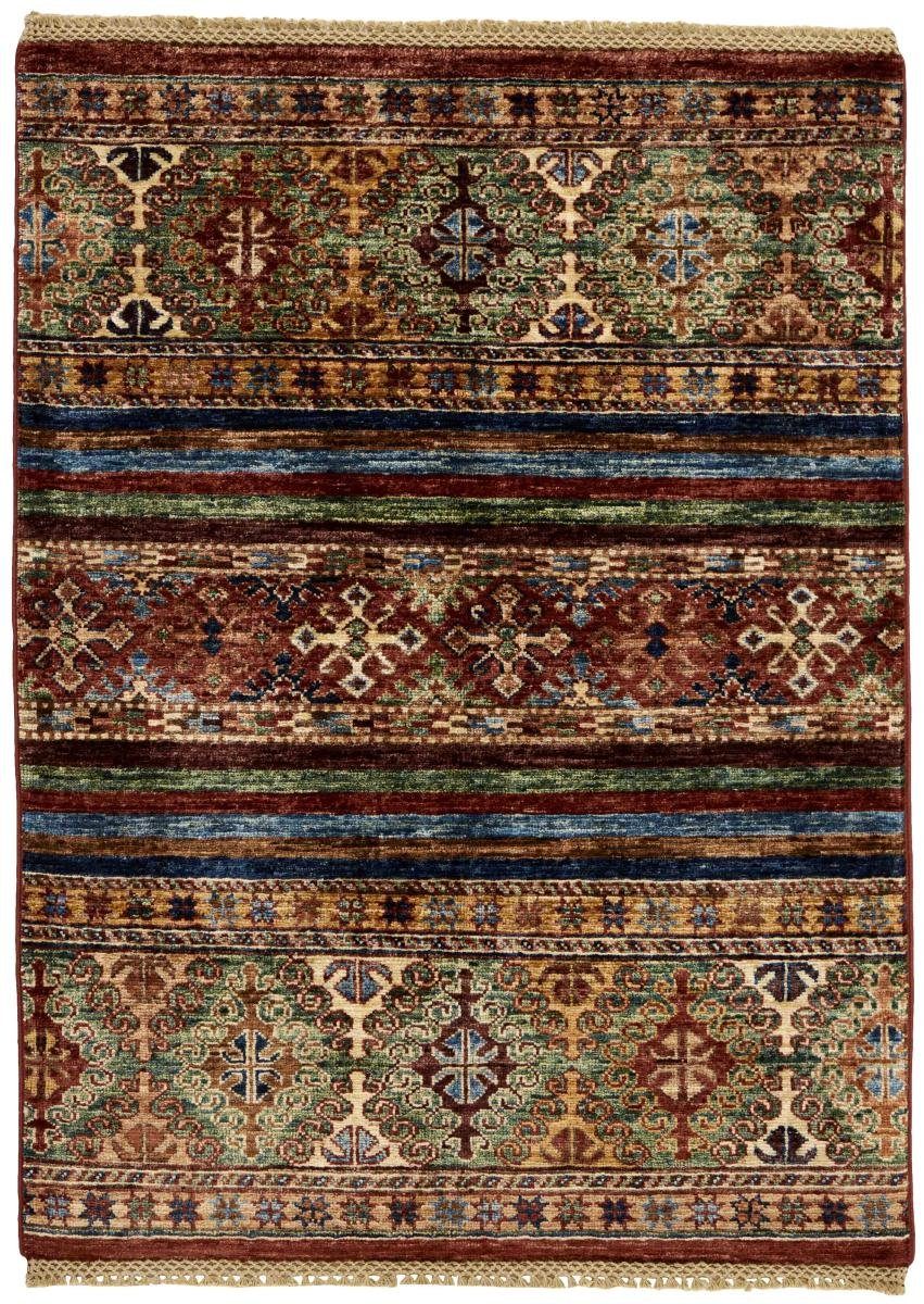 Orientteppich Arijana Shaal 87x120 Handgeknüpfter Orientteppich, Nain Trading, rechteckig, Höhe: 5 mm