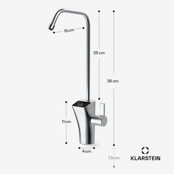 Klarstein Küchenarmatur PureFina Wasserhahn Zubehör / Ersatz (Set) Wasserhahn Küche Einzelloch LED Display