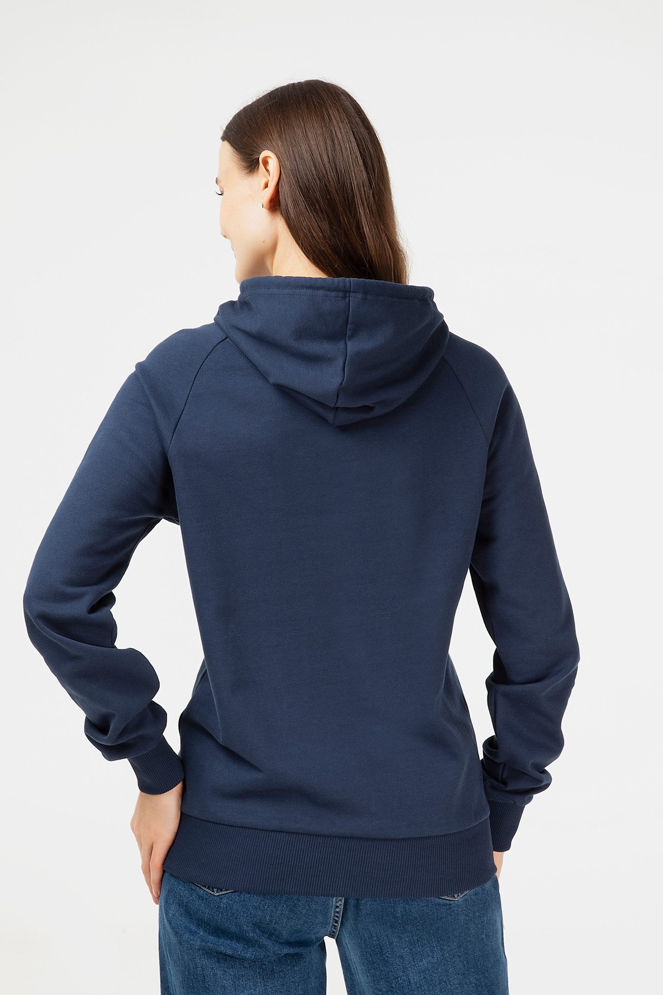 Evermind Kapuzennickijacke Unisex Kapuzenjacke aus Bio-Baumwolle – fair produziert & nachhaltig