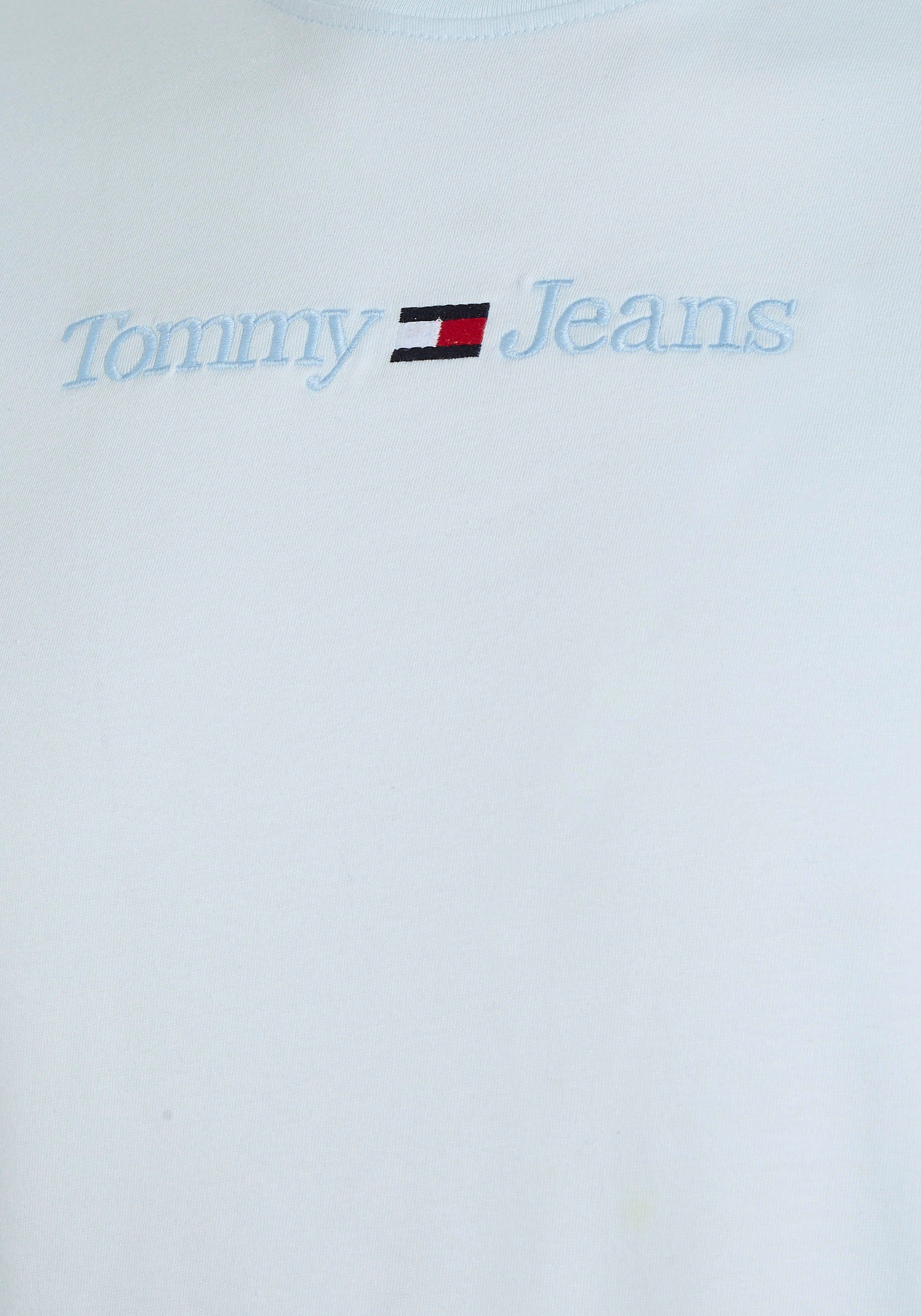 Shimmering Plus Jeans TJM T-Shirt Tommy TEE PLUS TEXT Blue SMALL