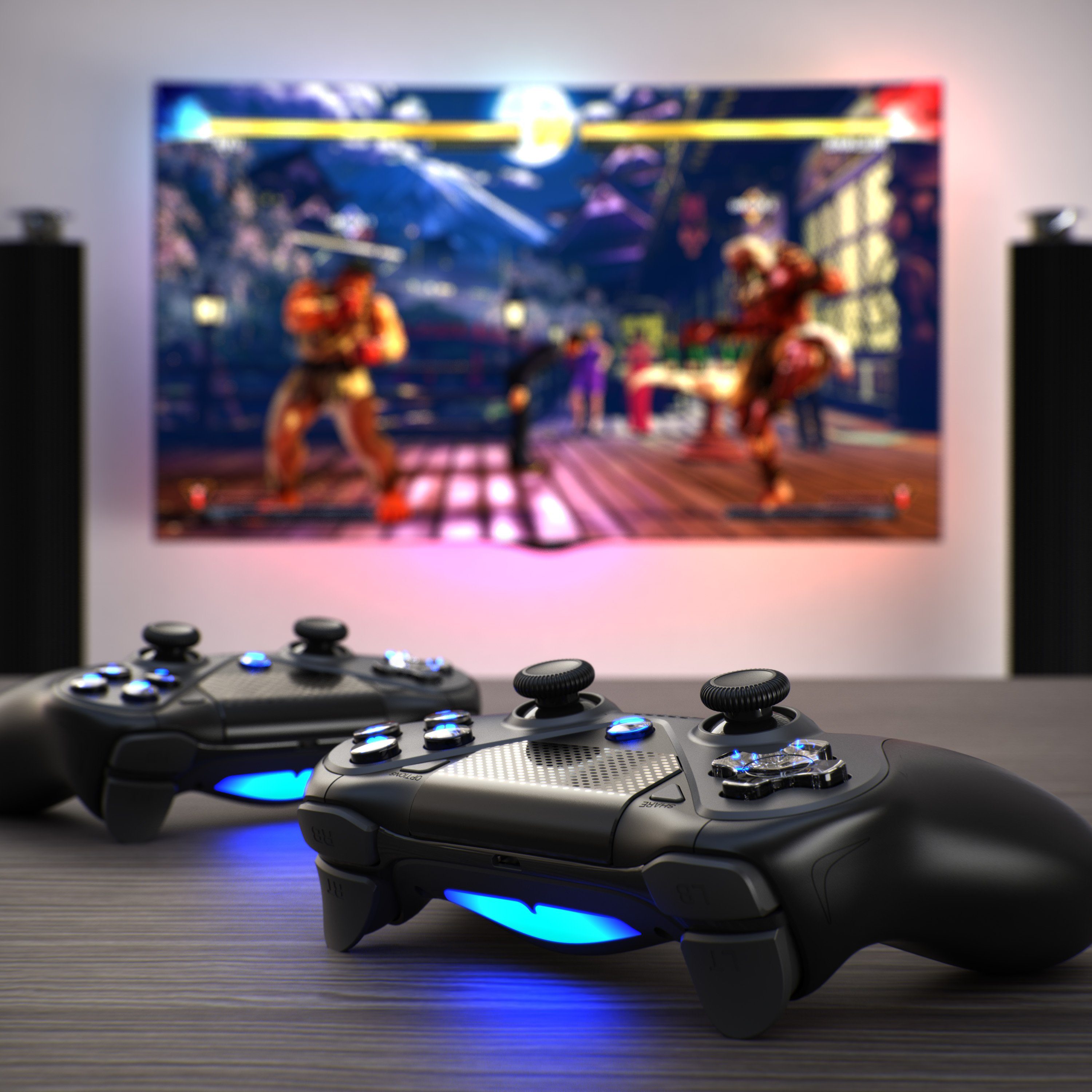 PS4 & Wireless Switch, für Akku) Kabel, St., & (1 Bluetooth CSL Gaming-Controller Gamepad Touchpad,