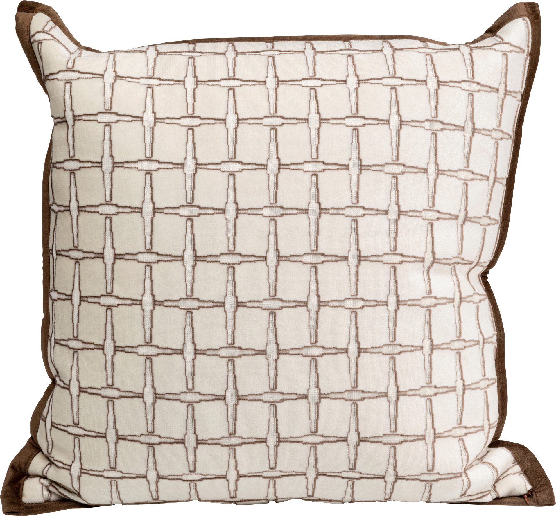 Kare Design Dekokissen Chain, Kissenhülle mit Füllung, 45x45 cm, stützt Kopf und Nacken angenehm und sorgt für erholsamen Schlaf