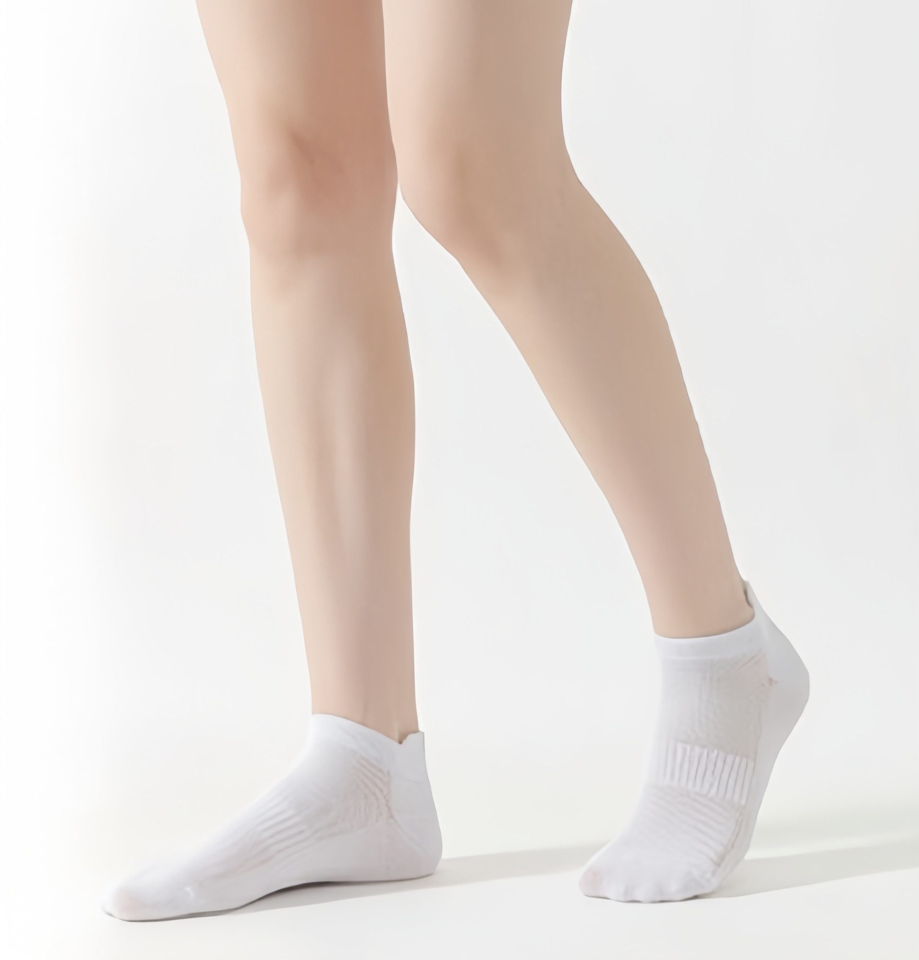 FOUORTUNATE-BEE Sportsocken Sportsocken 5er Set atmungsaktiv Sneaker Socken Größe 35-42 Laufsocken für Sport Fitness Joggen Yoga Alltag Damen Herren