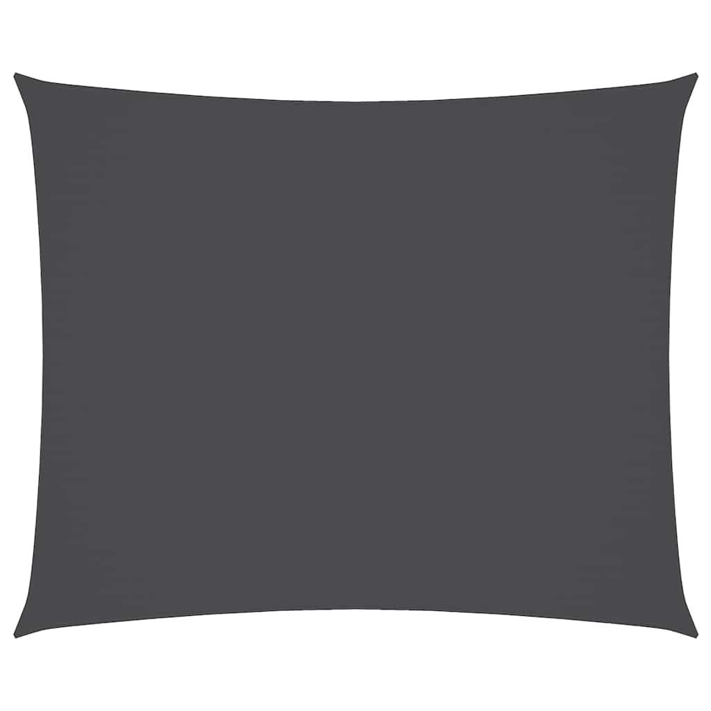 vidaXL Sonnensegel Sonnensegel Oxford-Gewebe Rechteckig 4x5 m Anthrazit, (1-tlg)