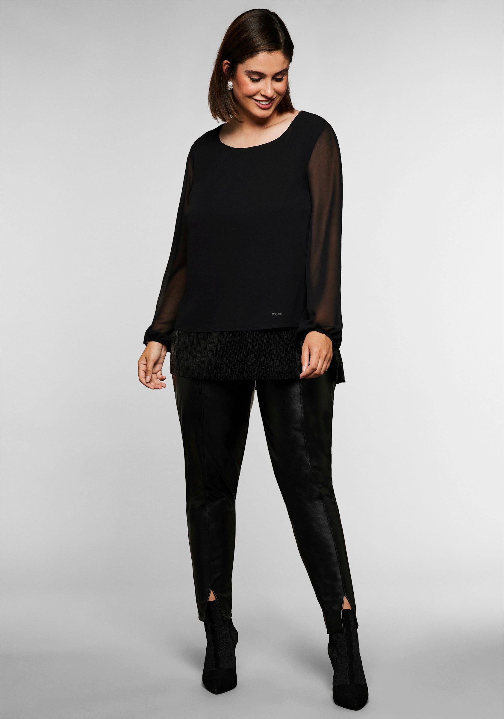 Sheego Klassische Bluse Tunika günstig online kaufen