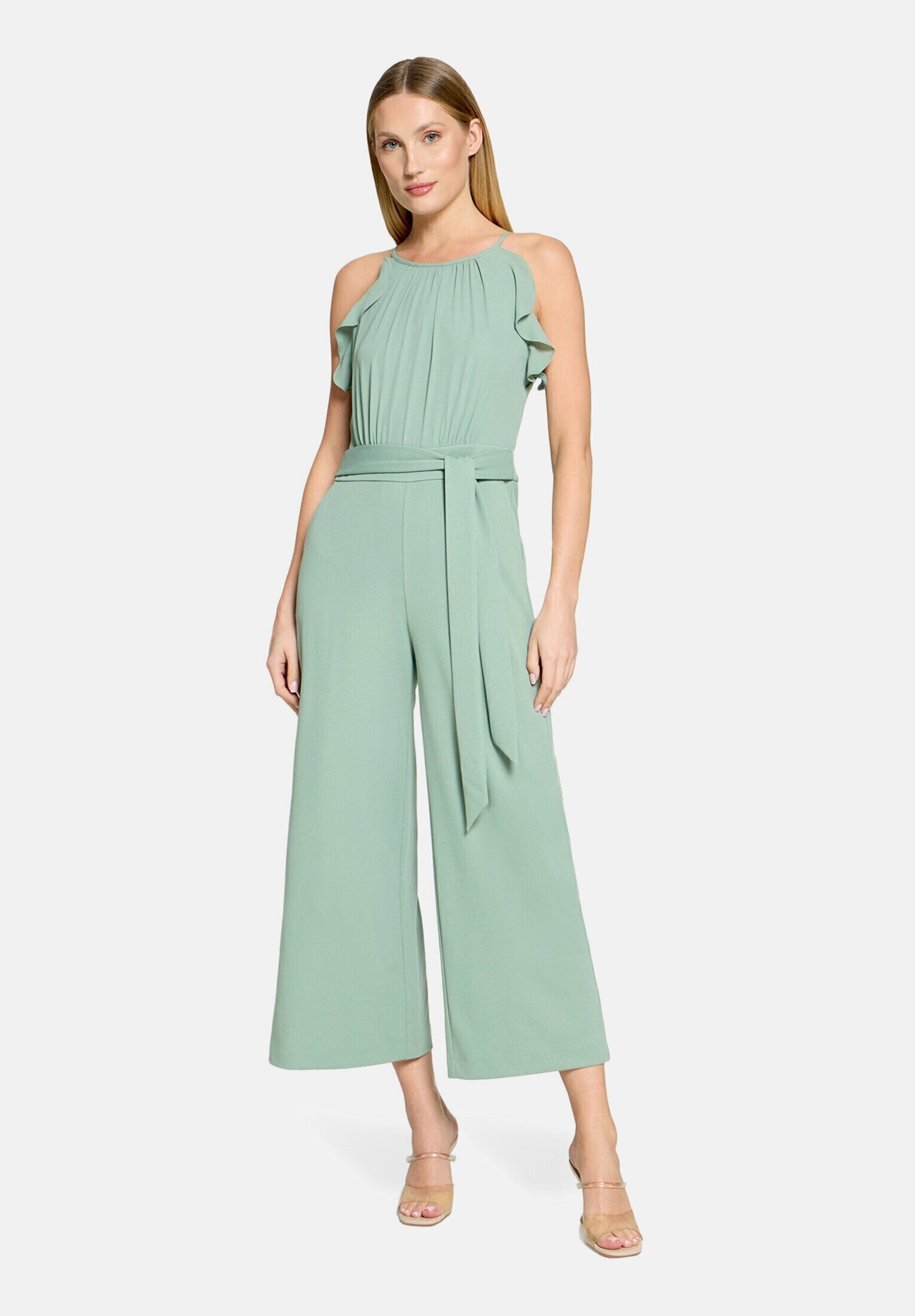 Vera Mont Overall Damen mit Volant (1-tlg) Bindeband