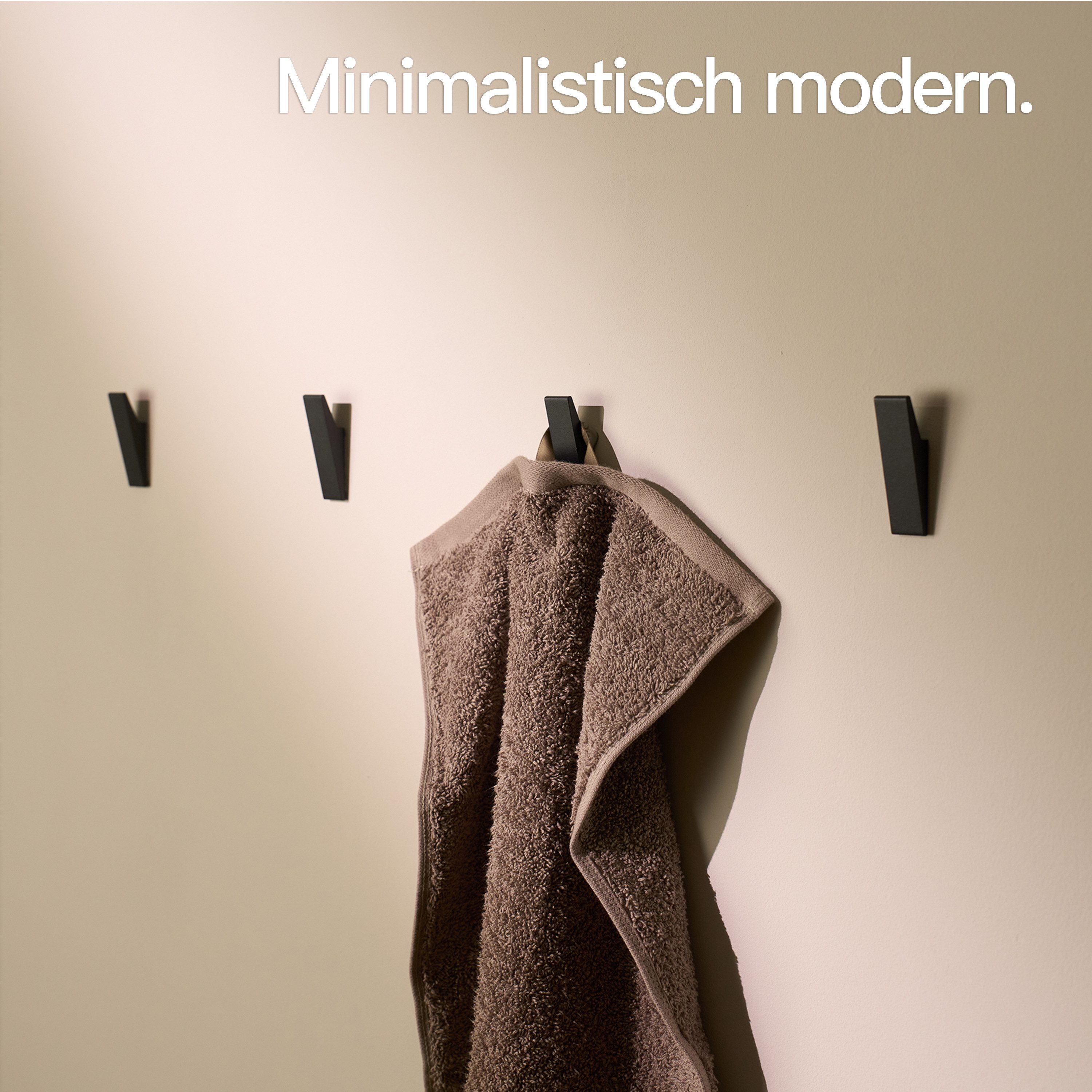 Designfabrik Hamburg Handtuchhaken DFHH KH, (4x Wandhaken), rostfrei, pulve günstig online kaufen