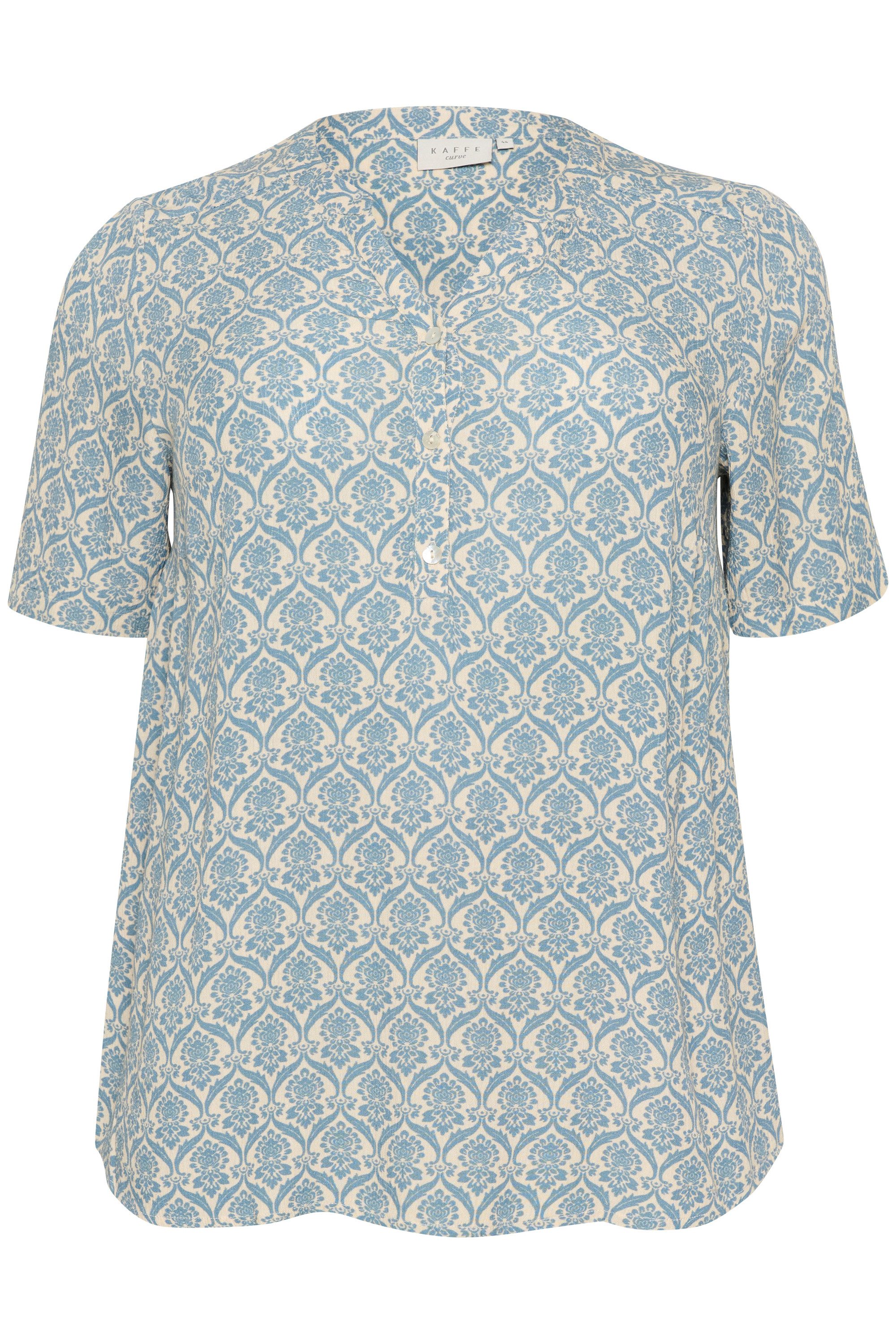 KAFFE Curve Kurzarmbluse Kurzarm-Bluse KCalvina Große günstig online kaufen