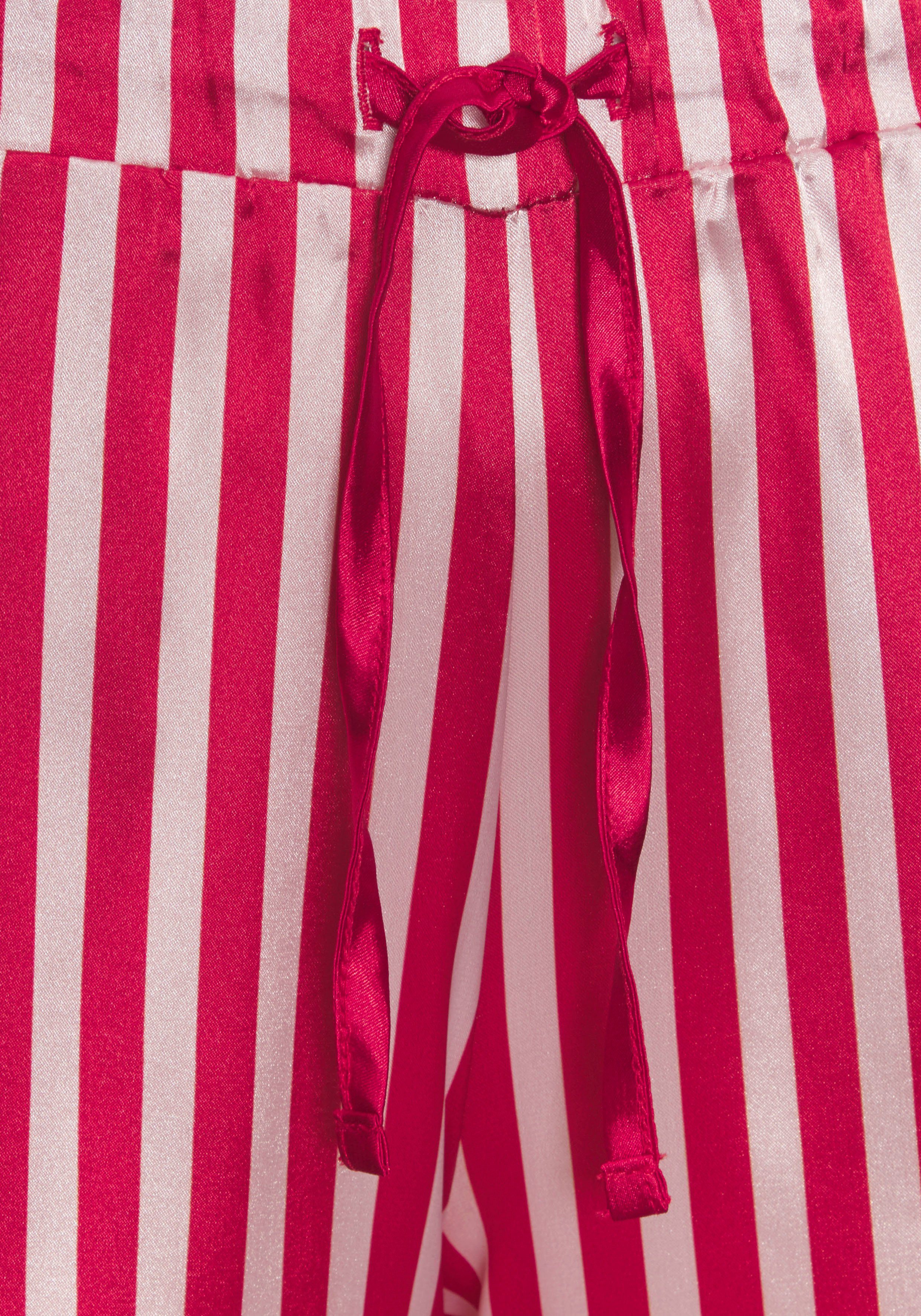 Wäsche/Bademode Pyjamas LASCANA Pyjama mit Streifenmuster