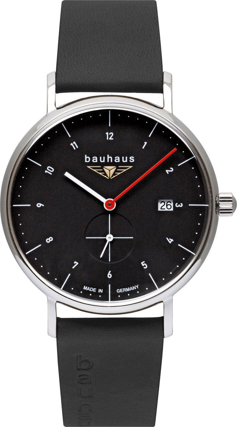 bauhaus Quarzuhr Herrenuhr Quarz Edelstahlgehäuse - Bauhaus Modell: 2130-2