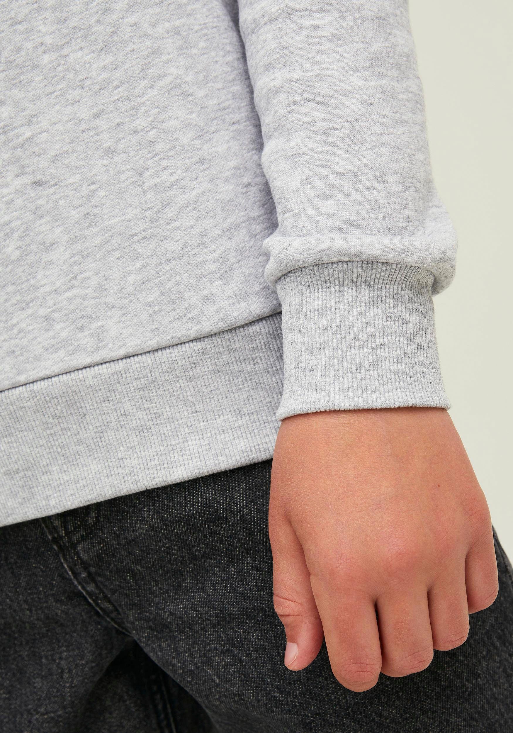 grey Kapuzensweatshirt Jack light & Jones Junior melange