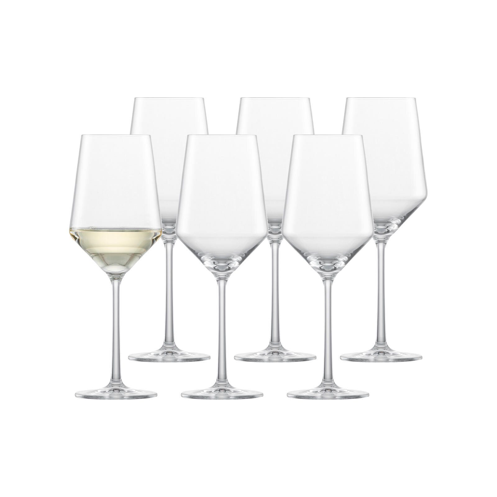Zwiesel Glas Weißweinglas Pure Sauvignon Weißweingläser 408 ml 6er Set, Glas