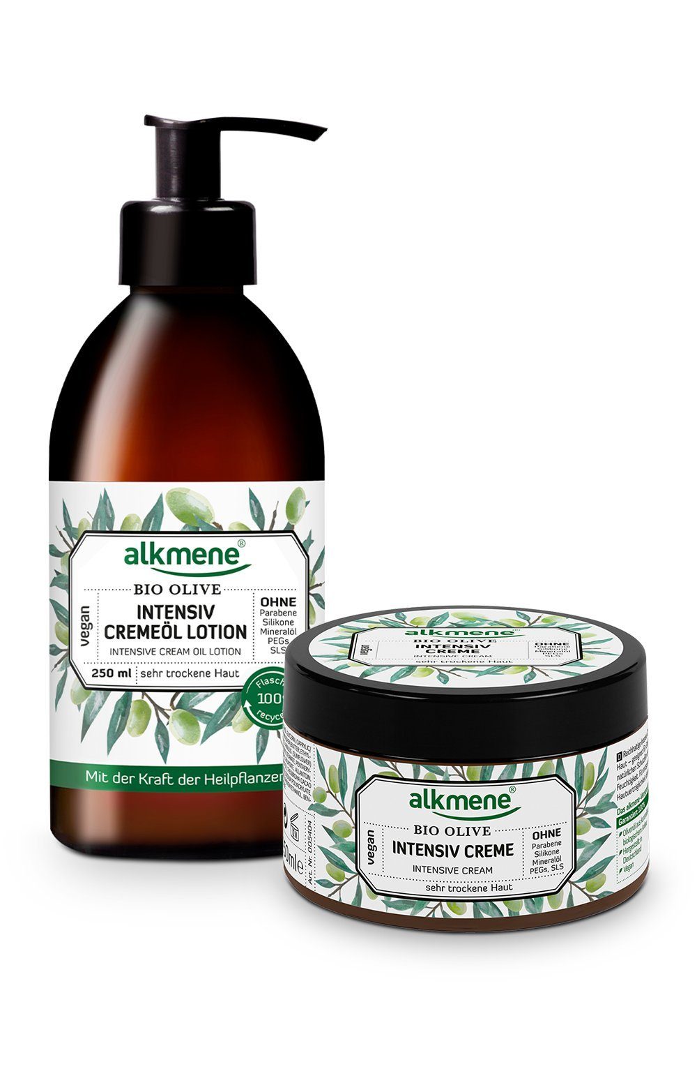 alkmene Hautpflege-Set »Intensiv Creme & Lotion mit Bio Olive ...