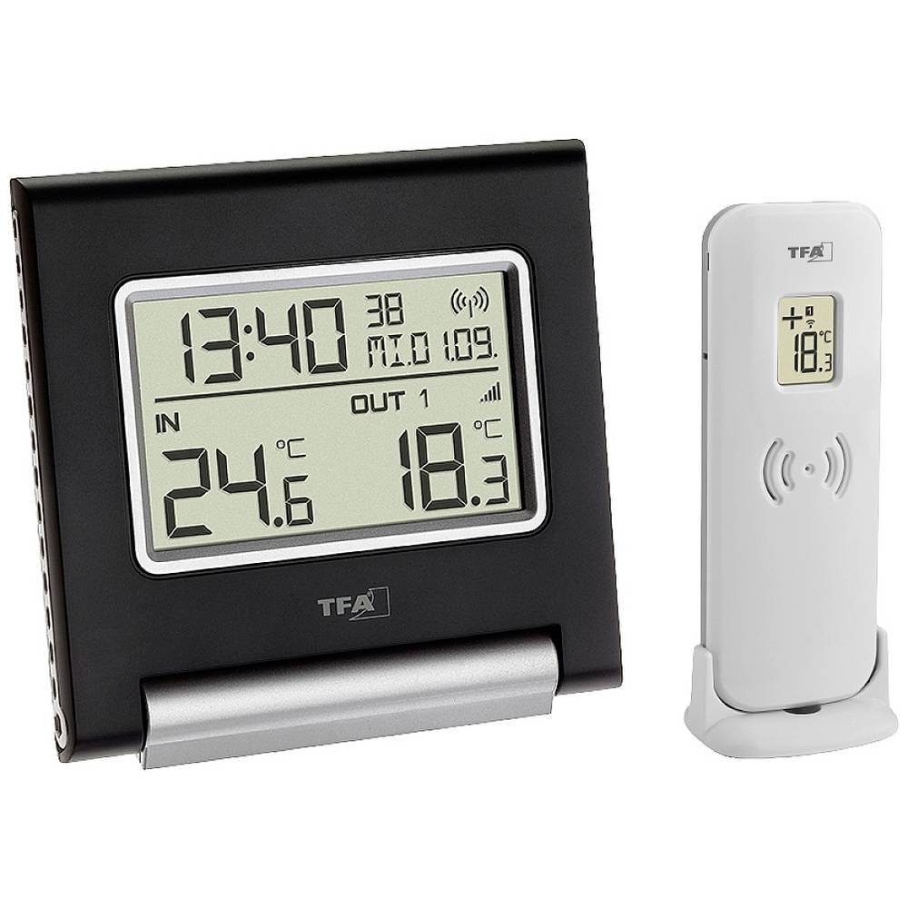 TFA Dostmann Hygrometer Funk-Thermometer, Außentemperatur über